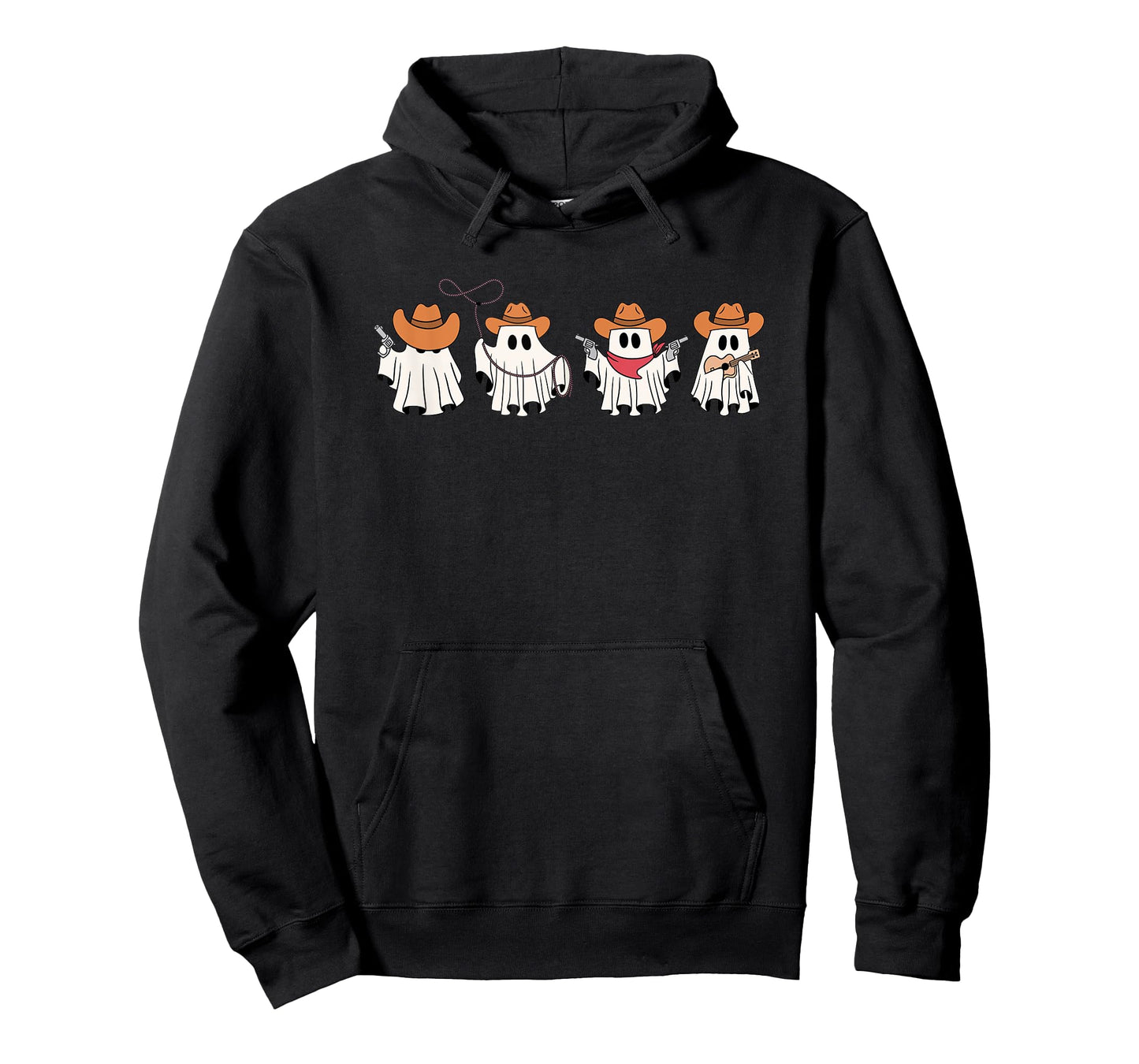 Cowboy Ghost Halloween Ghoul Design Funny Cowgirl Cowboy T-Shirt