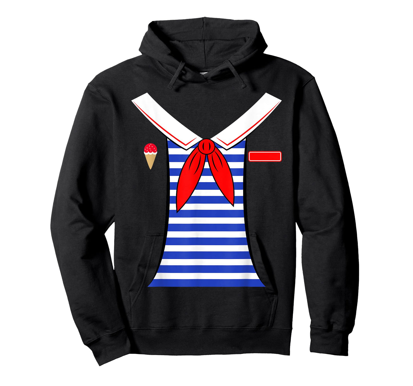 Funny Ice Cream Parlor Scoops Ahoy Costume Men Women Gift T-Shirt