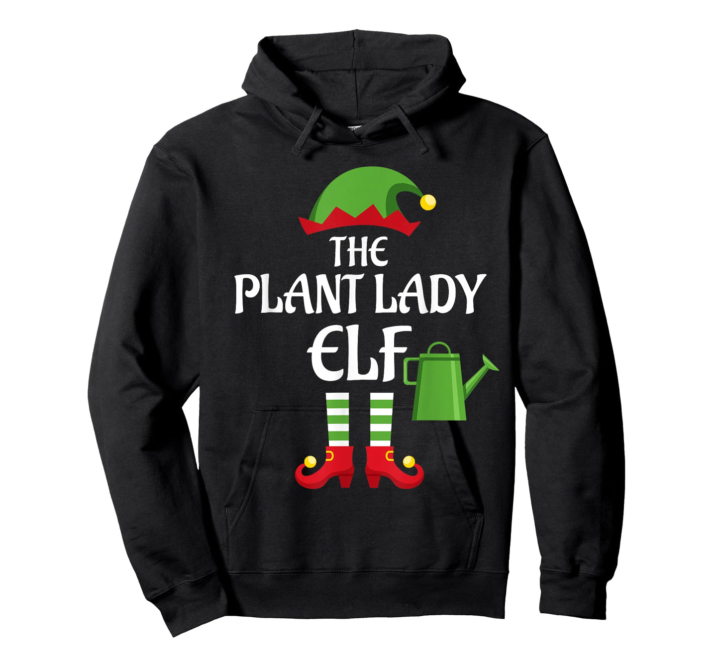 Plant Lady Elf Family Matching Group Christmas T-Shirt