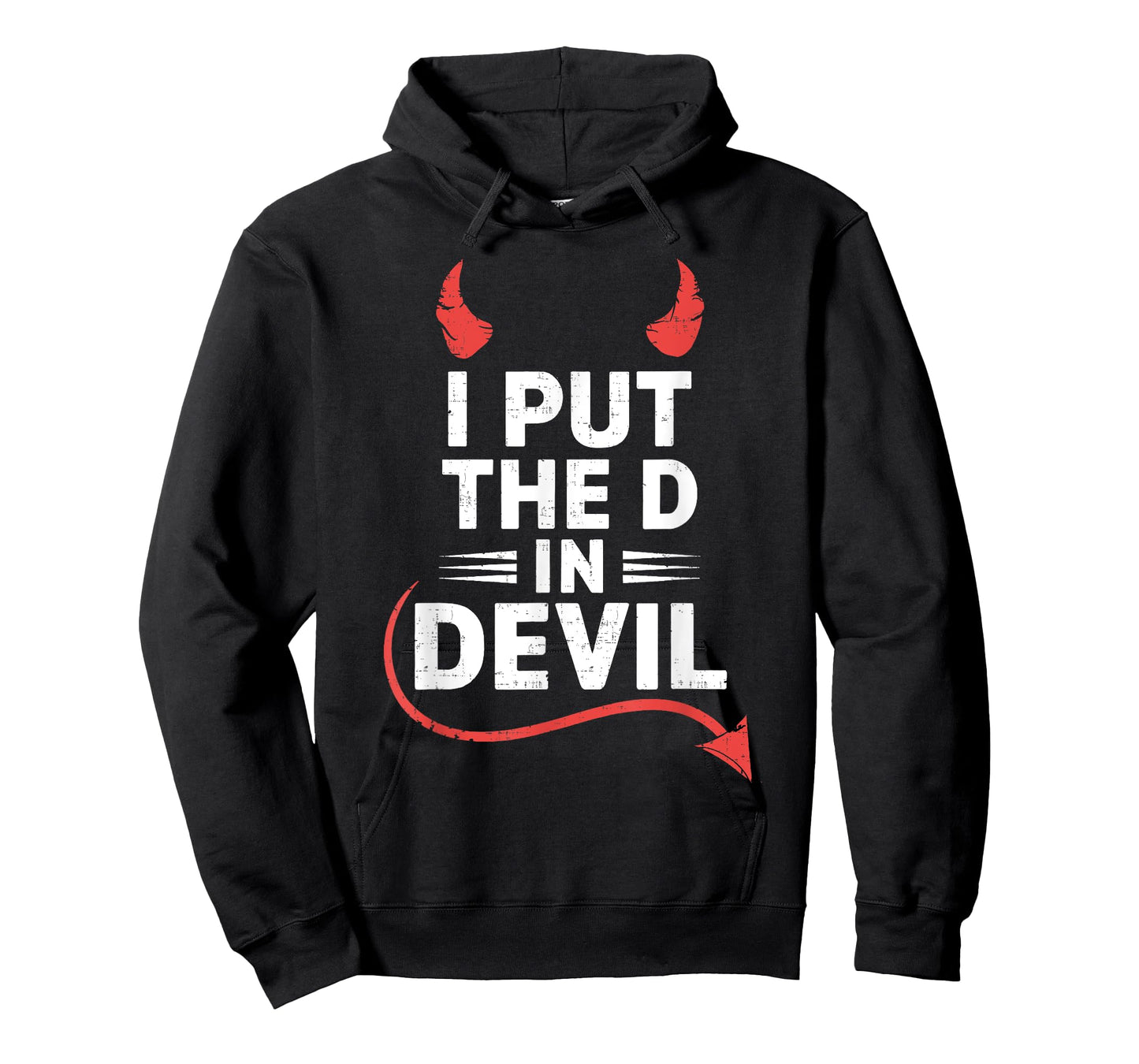 I Put the D in Devil Funny Halloween Matching Couple T-Shirt