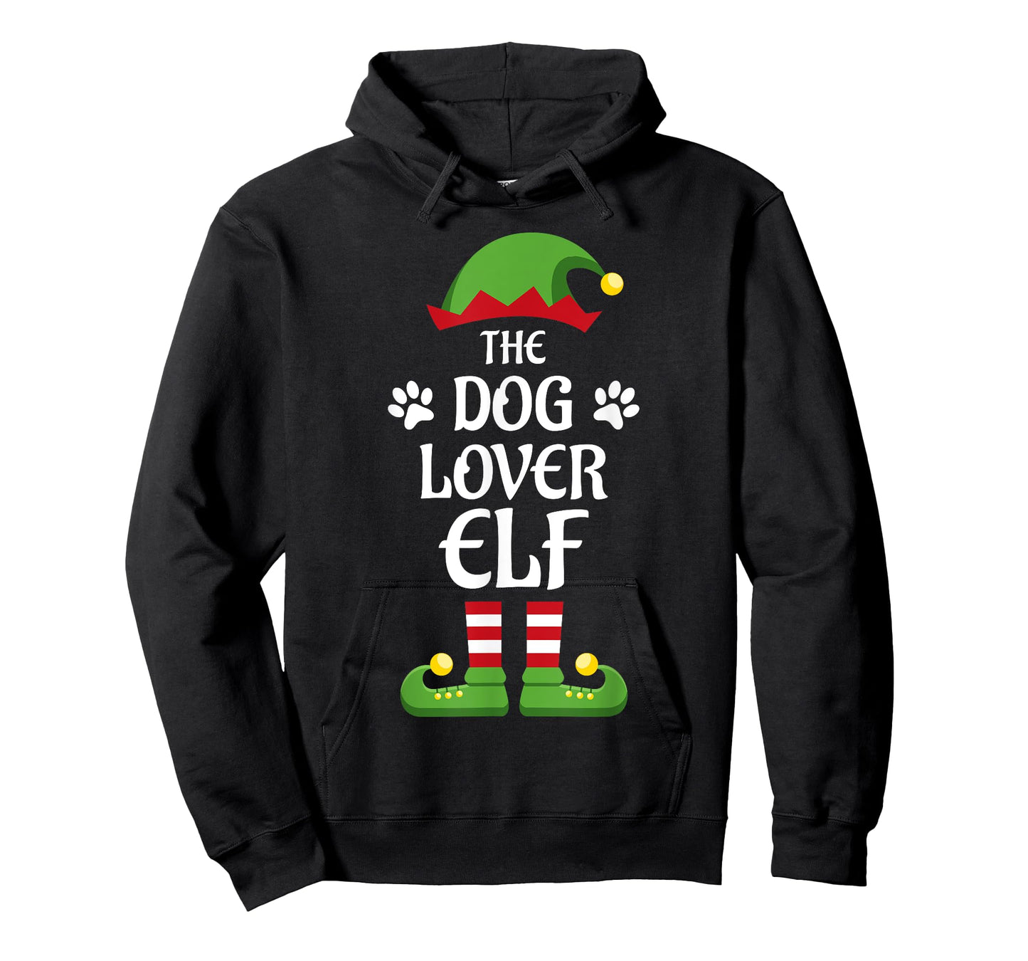 Dog Lover Elf Family Matching Group Christmas T-Shirt for Men Women Kids