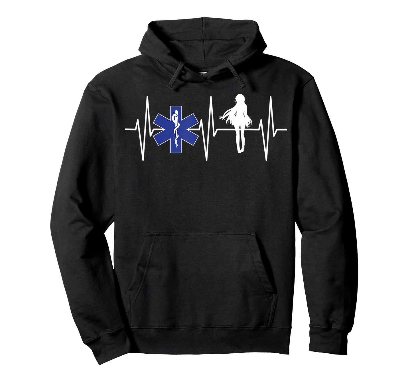 EMS Shirt Anime Lover EMT Paramedic Heartbeat Anime T-Shirt