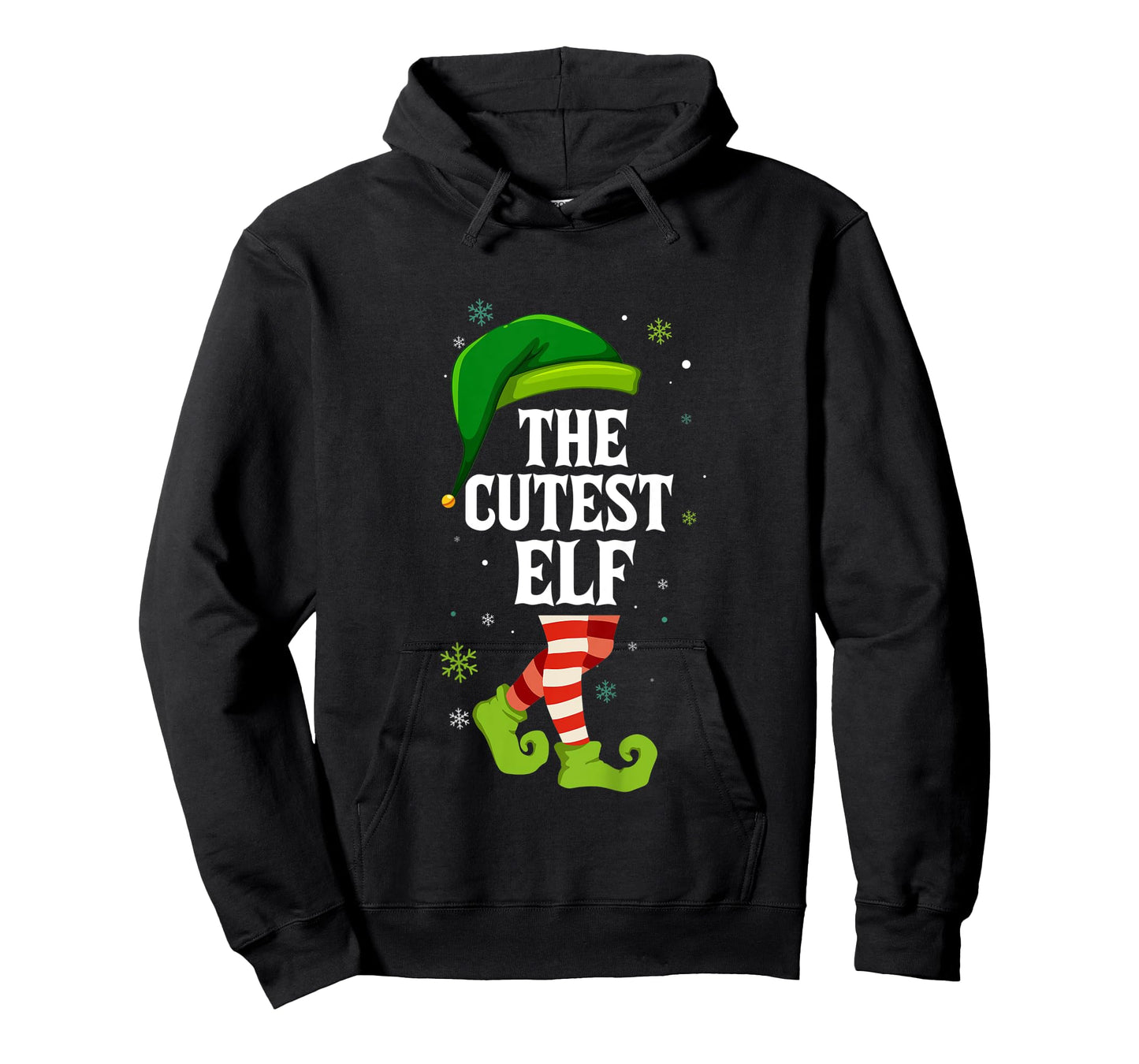 Kids Cutest Elf Matching Family Group Christmas T-Shirt