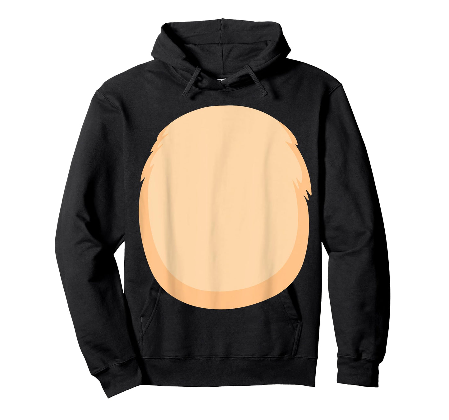 Bear Belly Costume for Halloween Furry Cartoon Stomach Brown T-Shirt