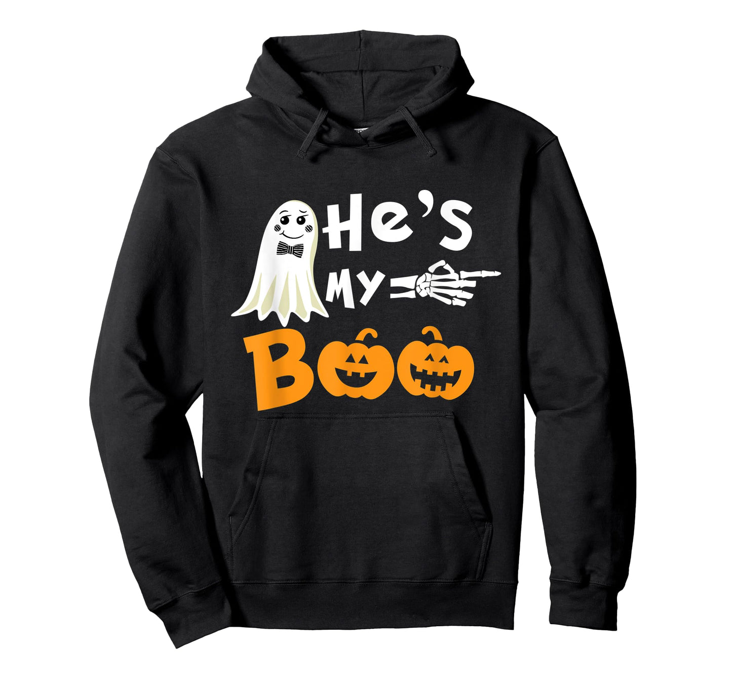 He's My Boo Matching Halloween Costumes For Couples T-Shirt