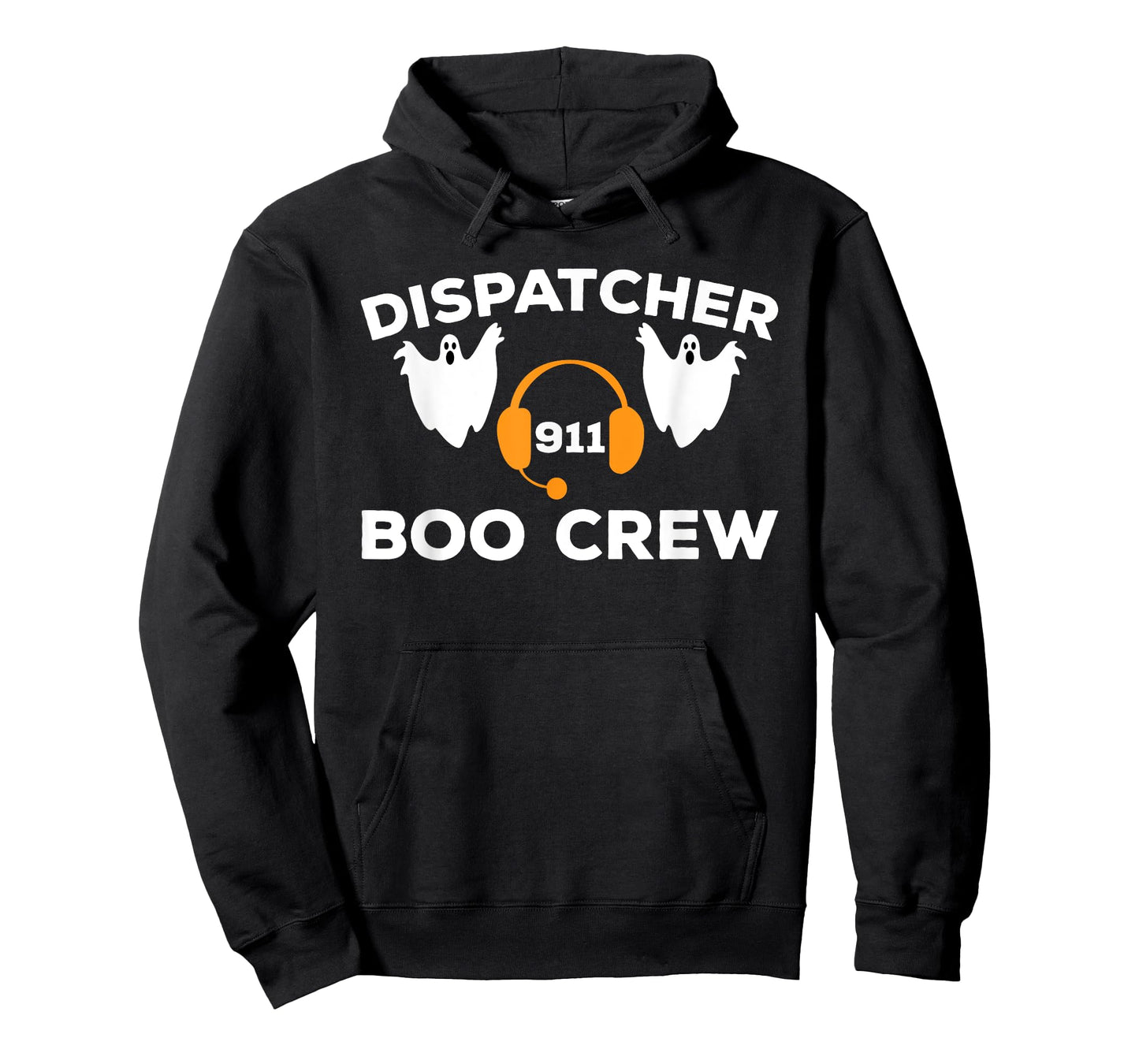 Funny Dispatcher 911 Boo Crew Spooky Halloween Costume T-Shirt