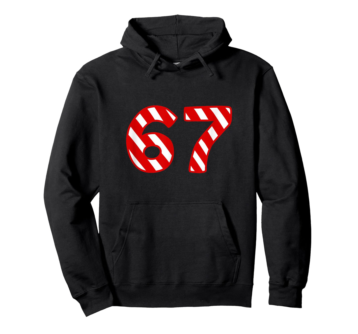 67 Christmas Sweater 6 7 Middle School Candy Cane T-Shirt