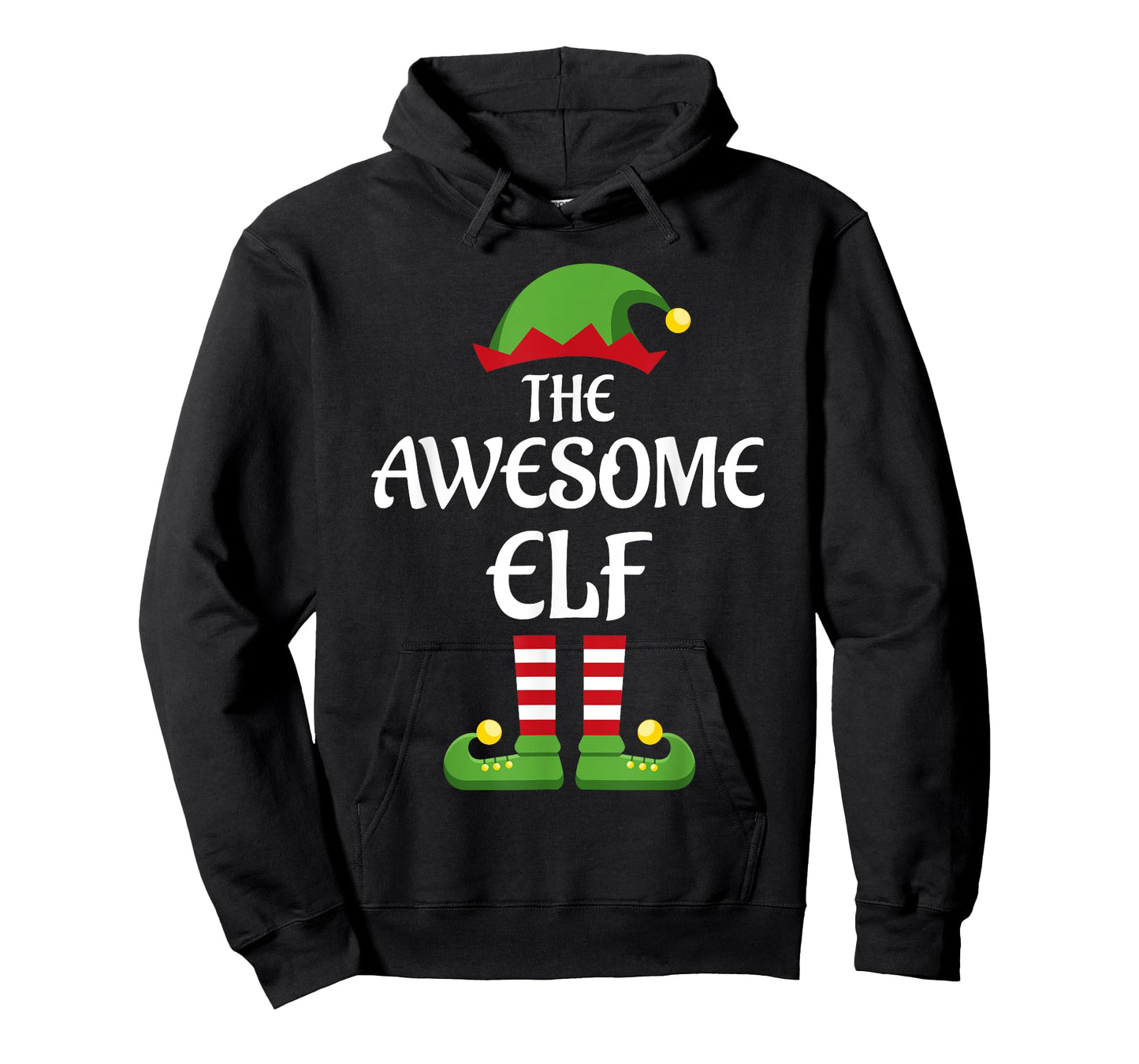 Awesome Elf Family Matching Group Christmas T-Shirt