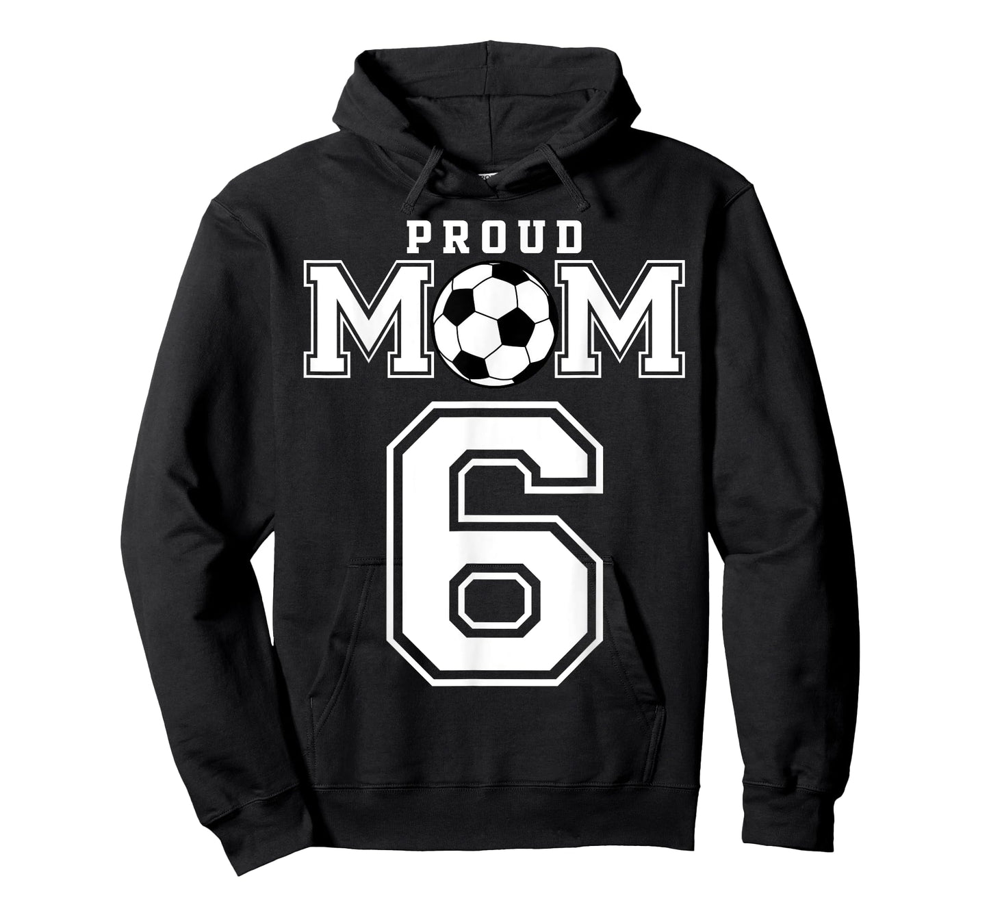 Number 6 Custom Proud Soccer Futbol Mom Personalized Women T-Shirt