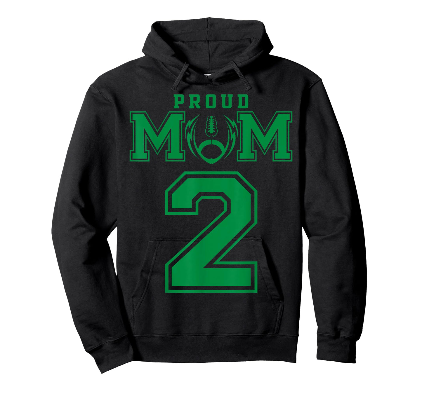 Custom Proud Football Mom Number 2 G Personalized T-Shirt
