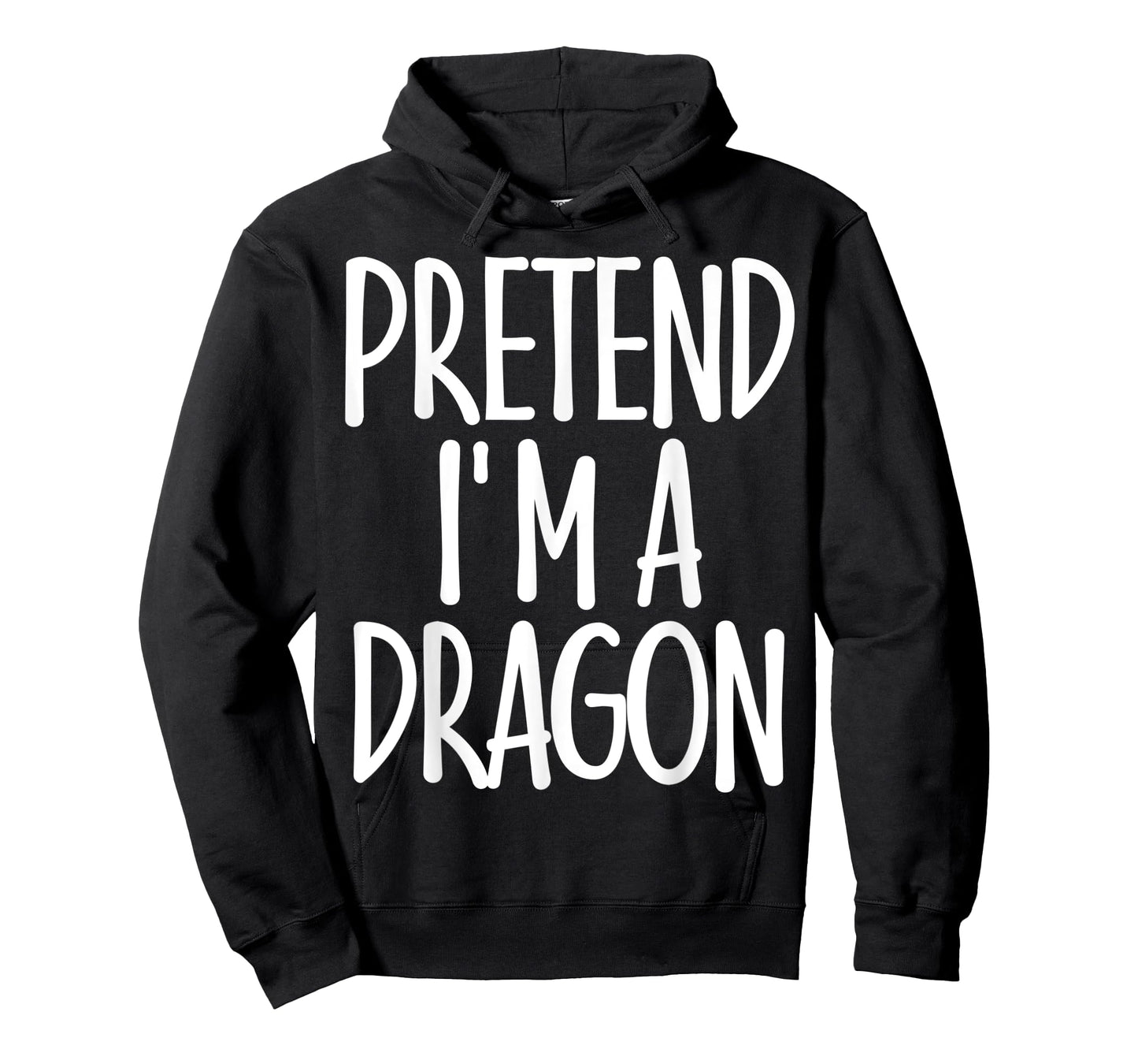 Easy Pretend I'm Dragon Costume Gift Joke Halloween Apparel T-Shirt