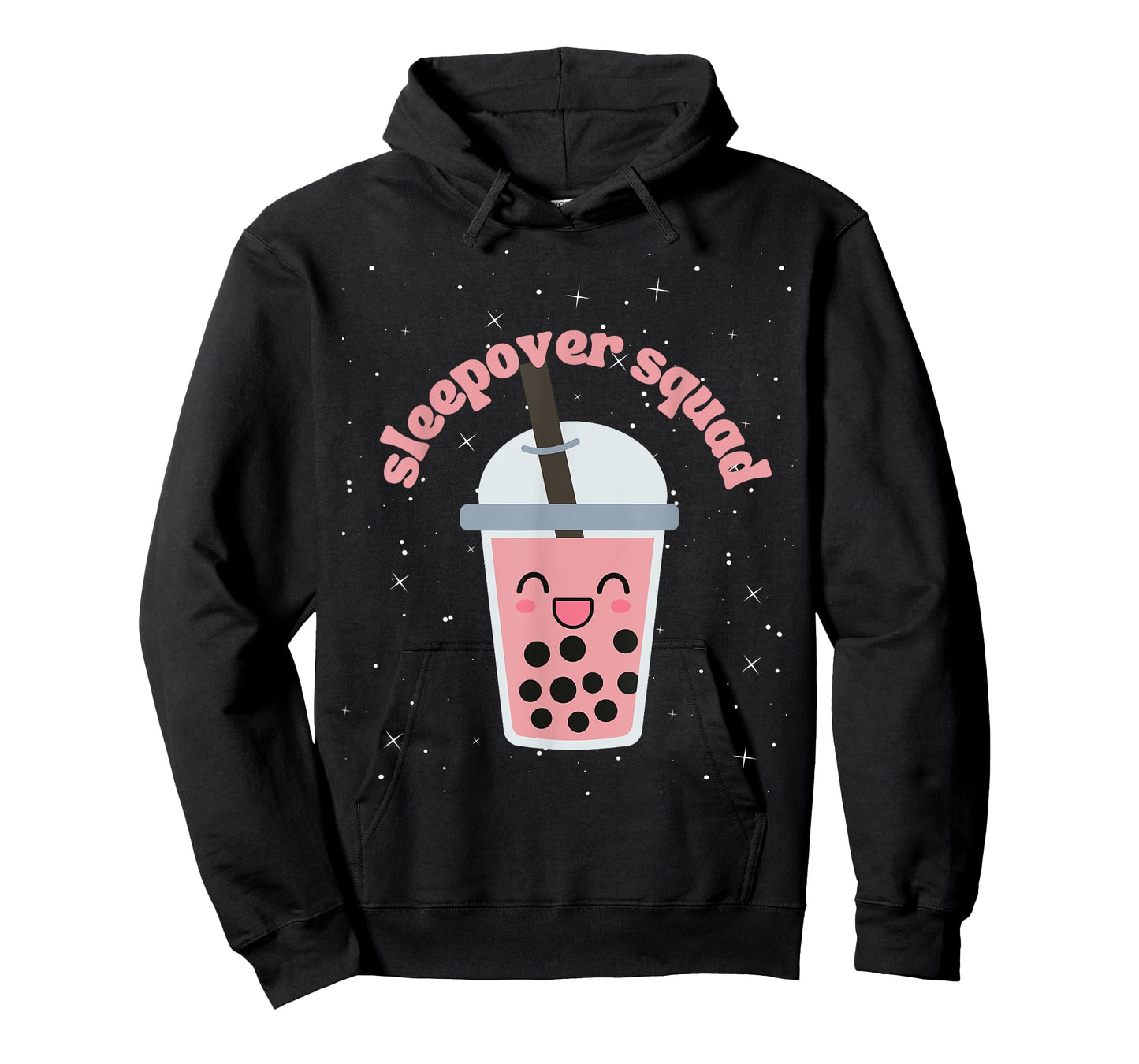 Slumber Party Squad Boba Bubble Tea Sleepover Kit Spa Party T-Shirt