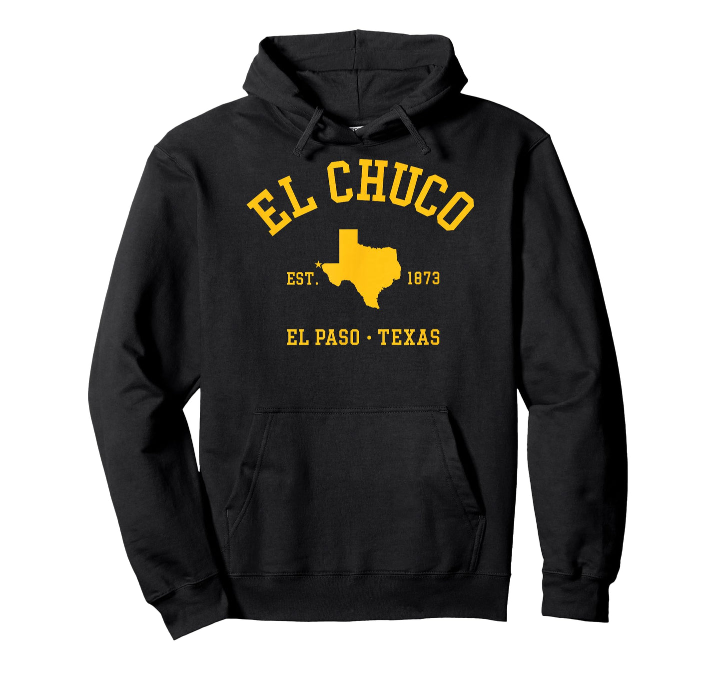 EL CHUCO El Paso TX Athletic Design W State Established 1873 T-Shirt