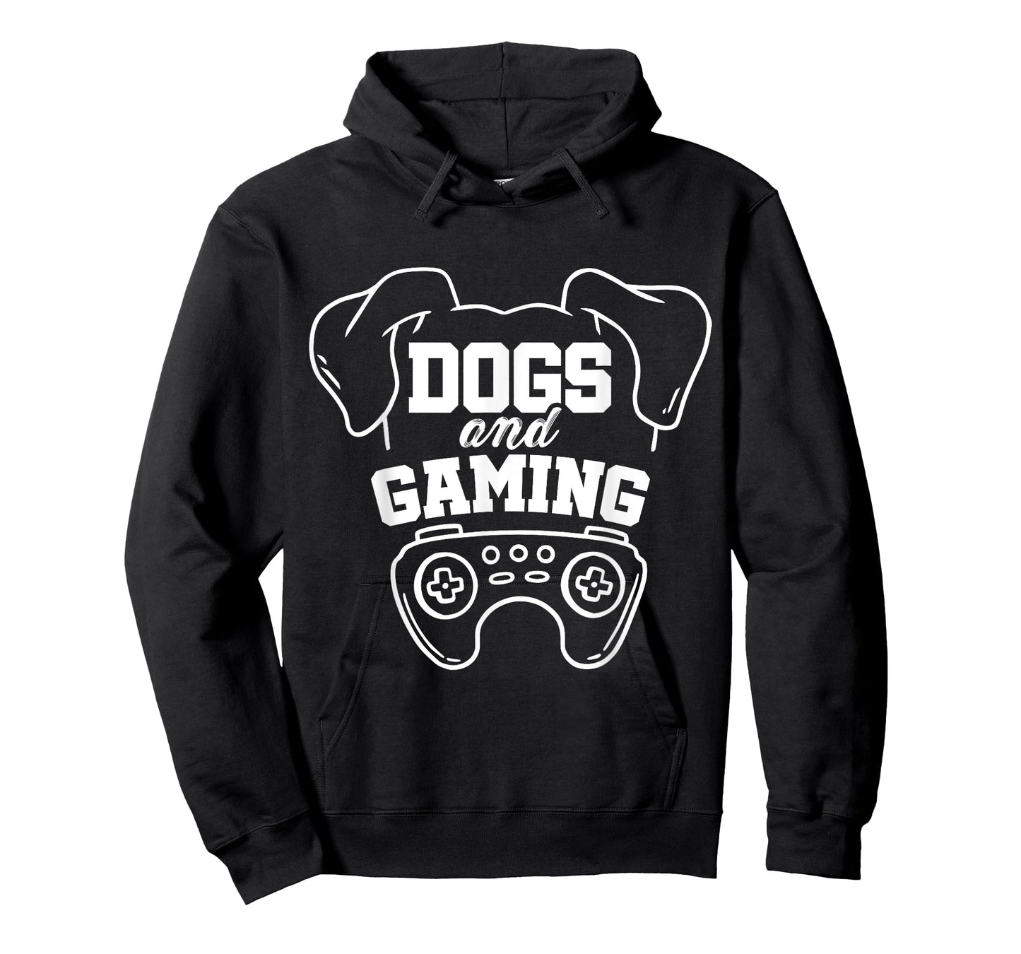 Dogs And Gaming Gamer Video Game Player Games Nerd Geek T-Shirt