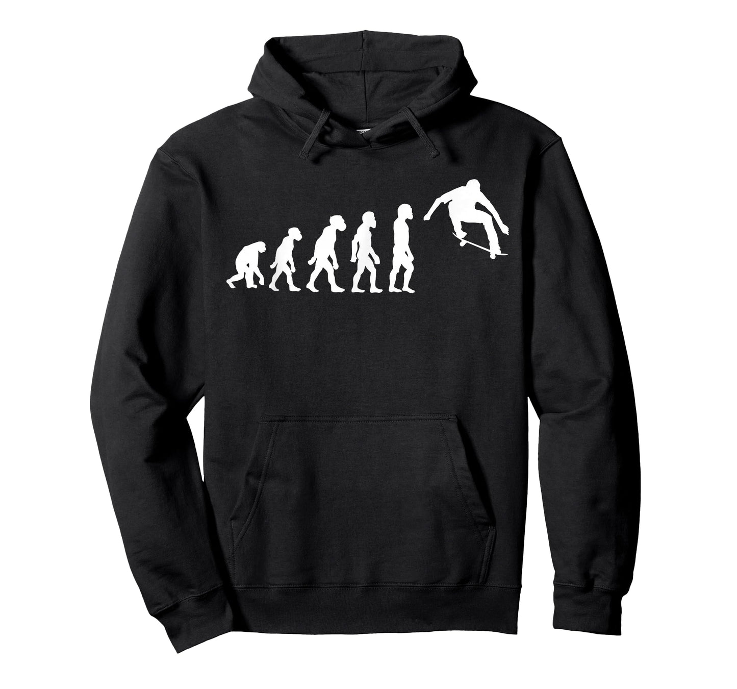 Funny Human Skateboarding Evolution Skater Skateboarder T-Shirt