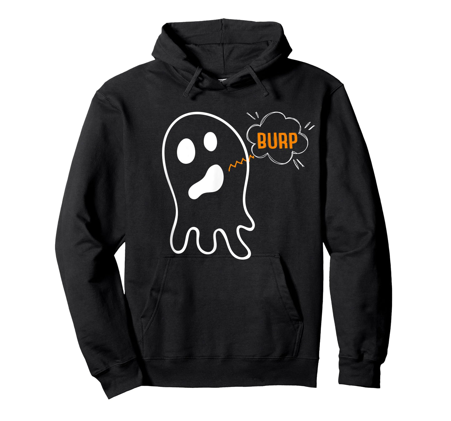 Burping Ghost Belch Burp Funny Halloween T-Shirt