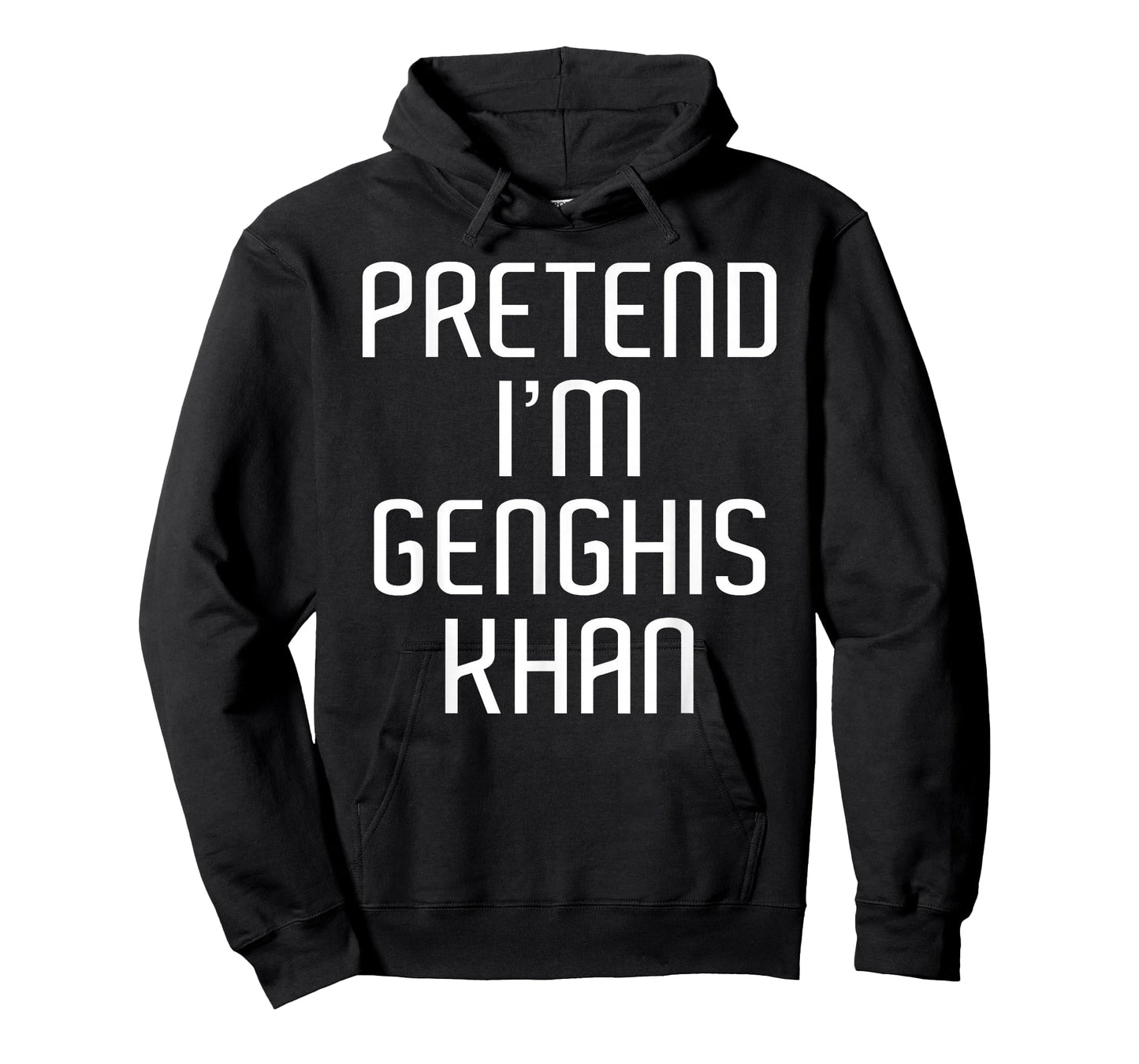 Pretend I'm Genghis Khan Lazy Costume Family Funny Halloween T-Shirt