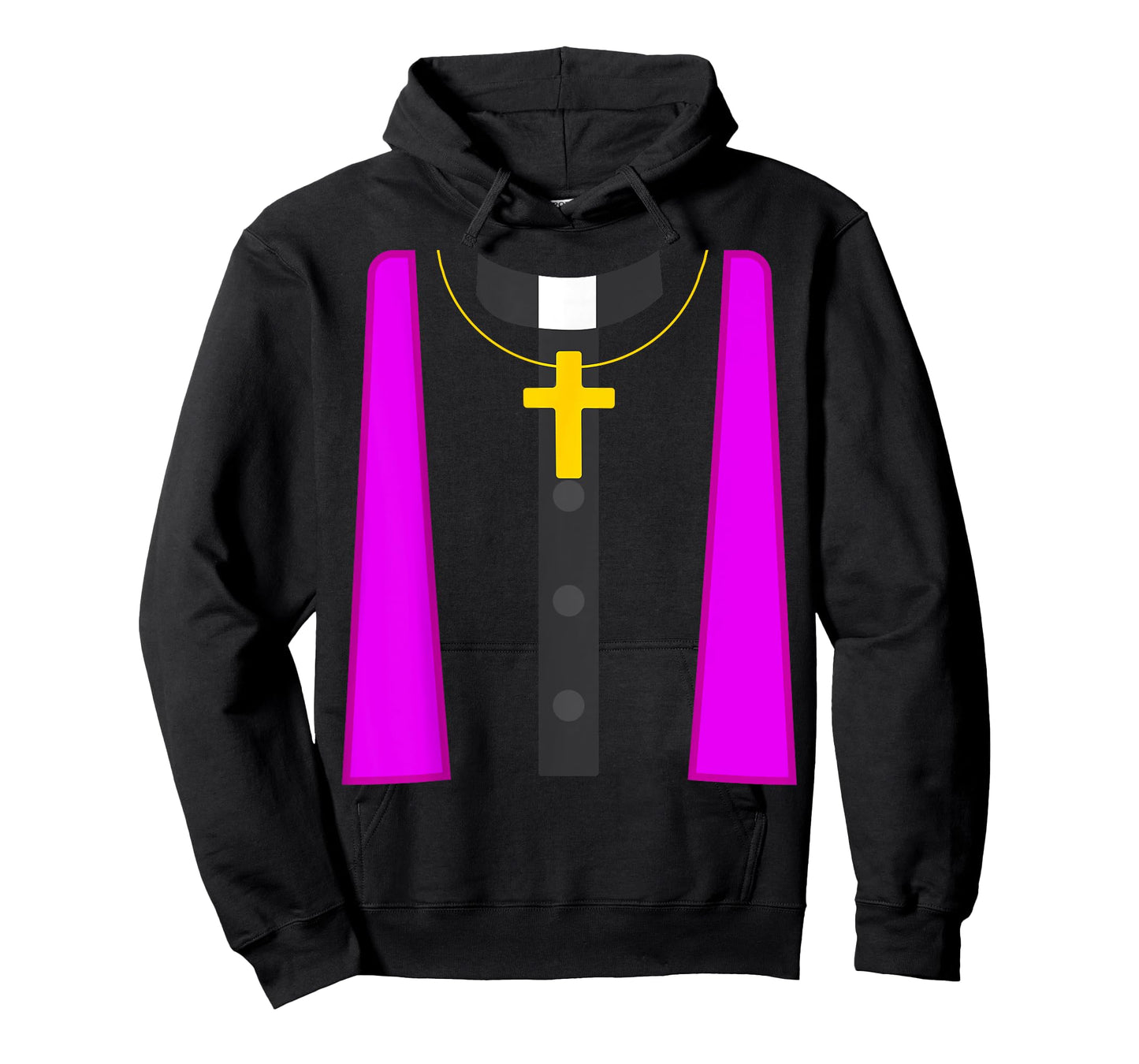 Catholic Priest Chaplain Padre Halloween Party Costume Tee T-Shirt