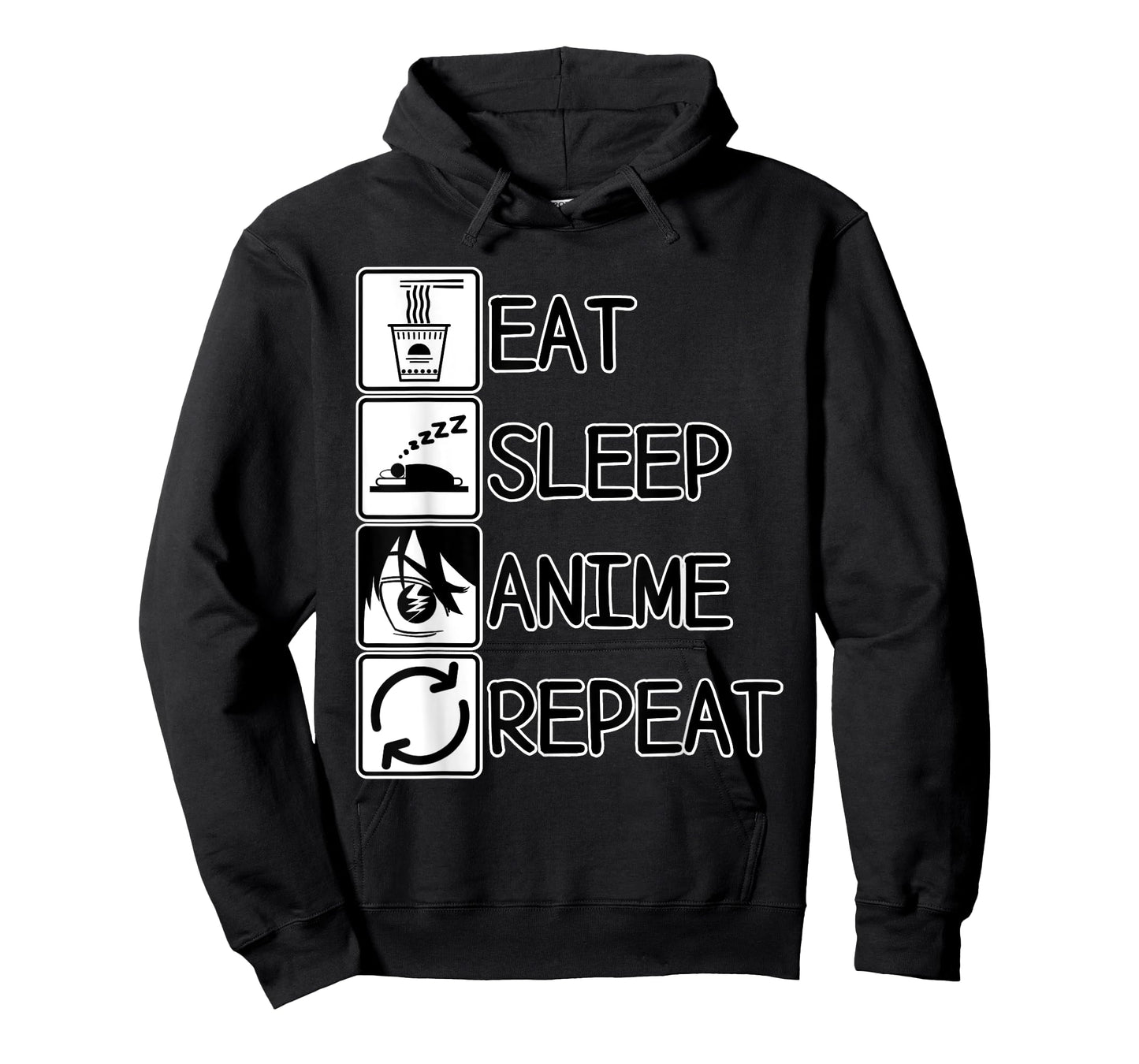 Eat Sleep Anime Repeat | Anime, Manga, Ramen Lover | Gift T-Shirt