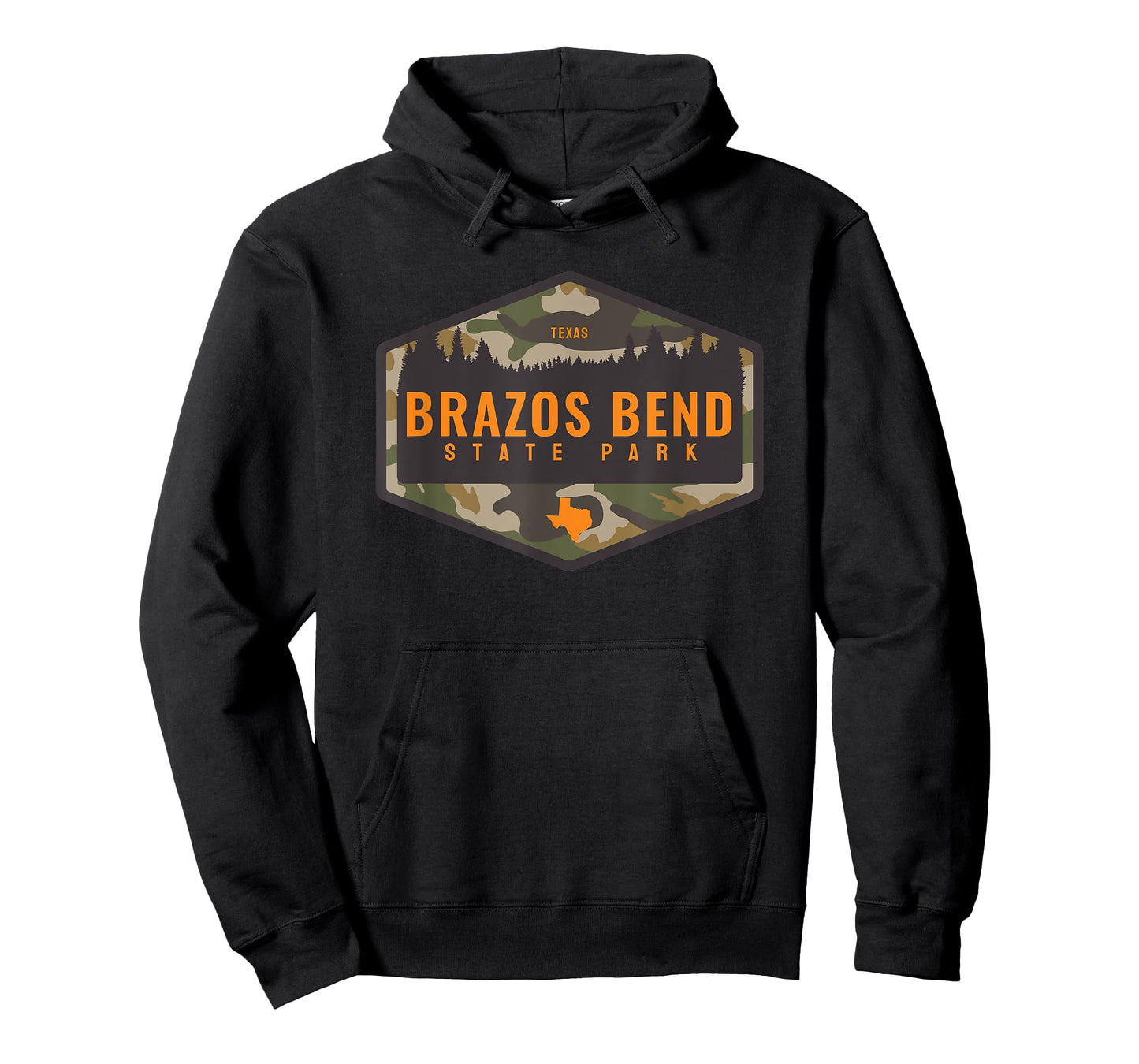 Brazos Bend State Park Texas TX Camouflage Souvenir T-Shirt