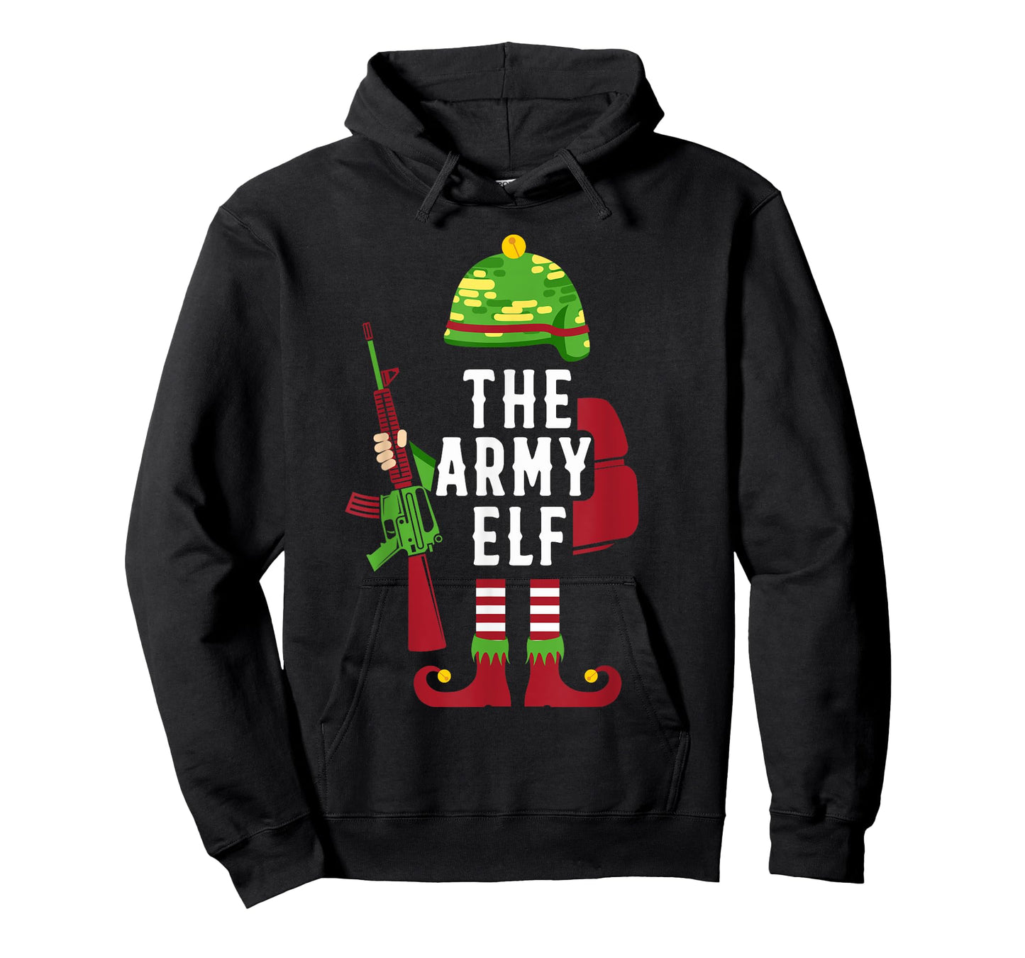 The Army Elf Funny Christmas Gifts for Soldiers T-Shirt