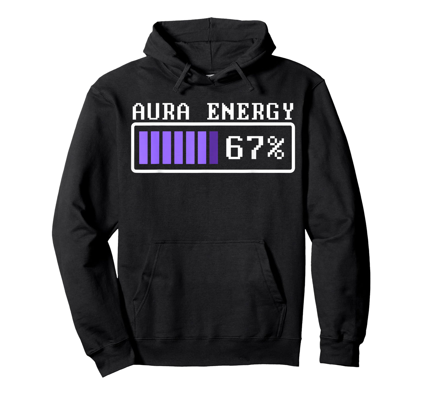 Funny Aura Energy at 67 Six Seven Genz Meme Slang T-Shirt