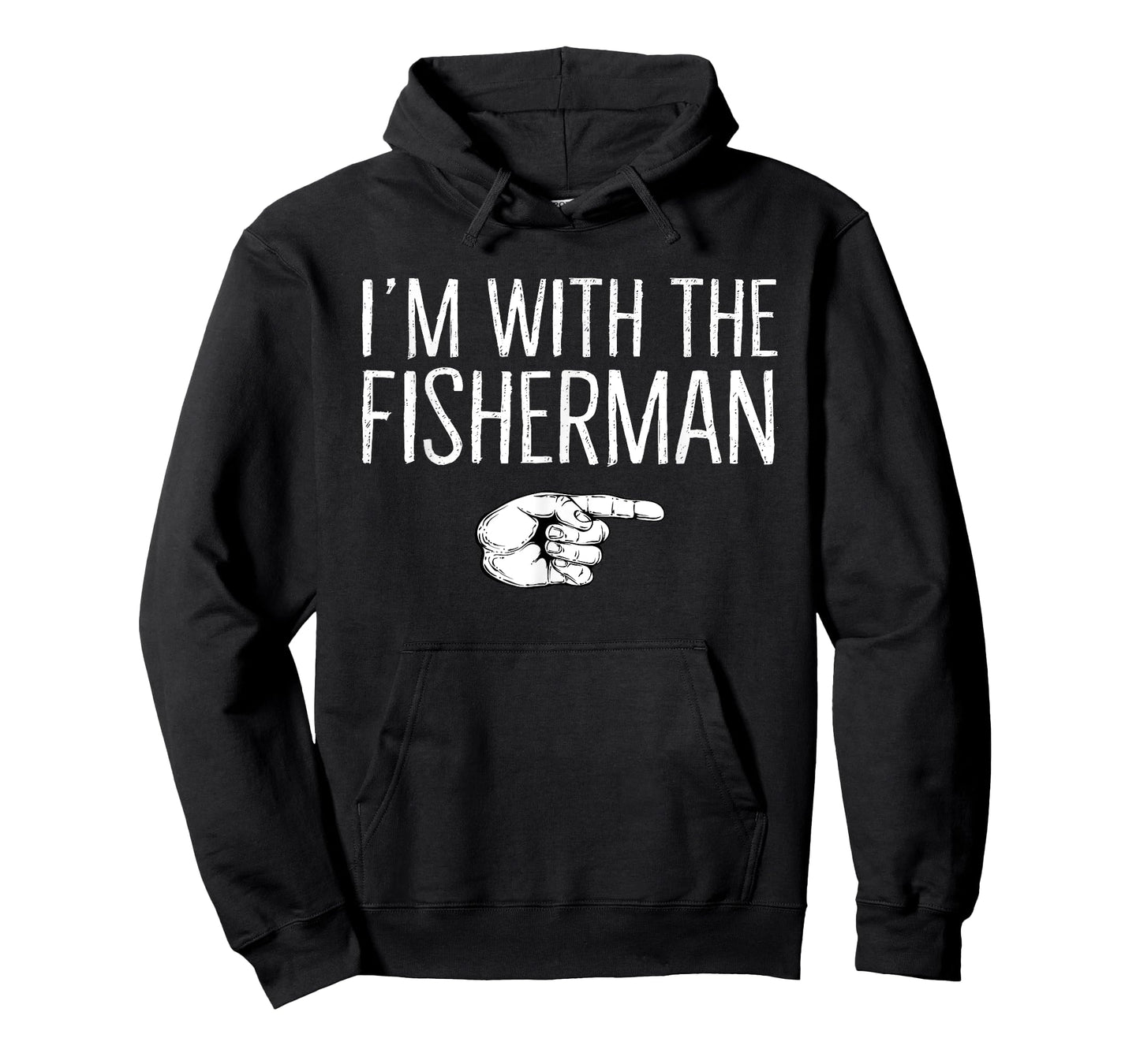 I'm With The Fisherman Matching Costume Lazy Halloween Party T-Shirt