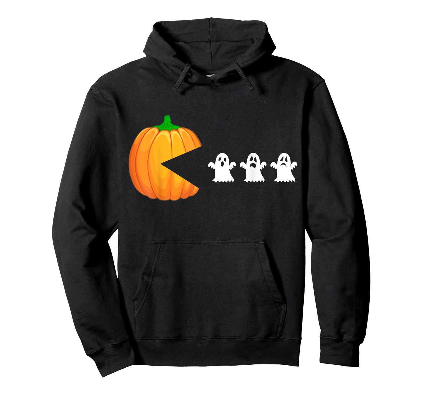 Funny Halloween Pumpkin Eating Ghost, Gamer Men Women Kids T-Shirt