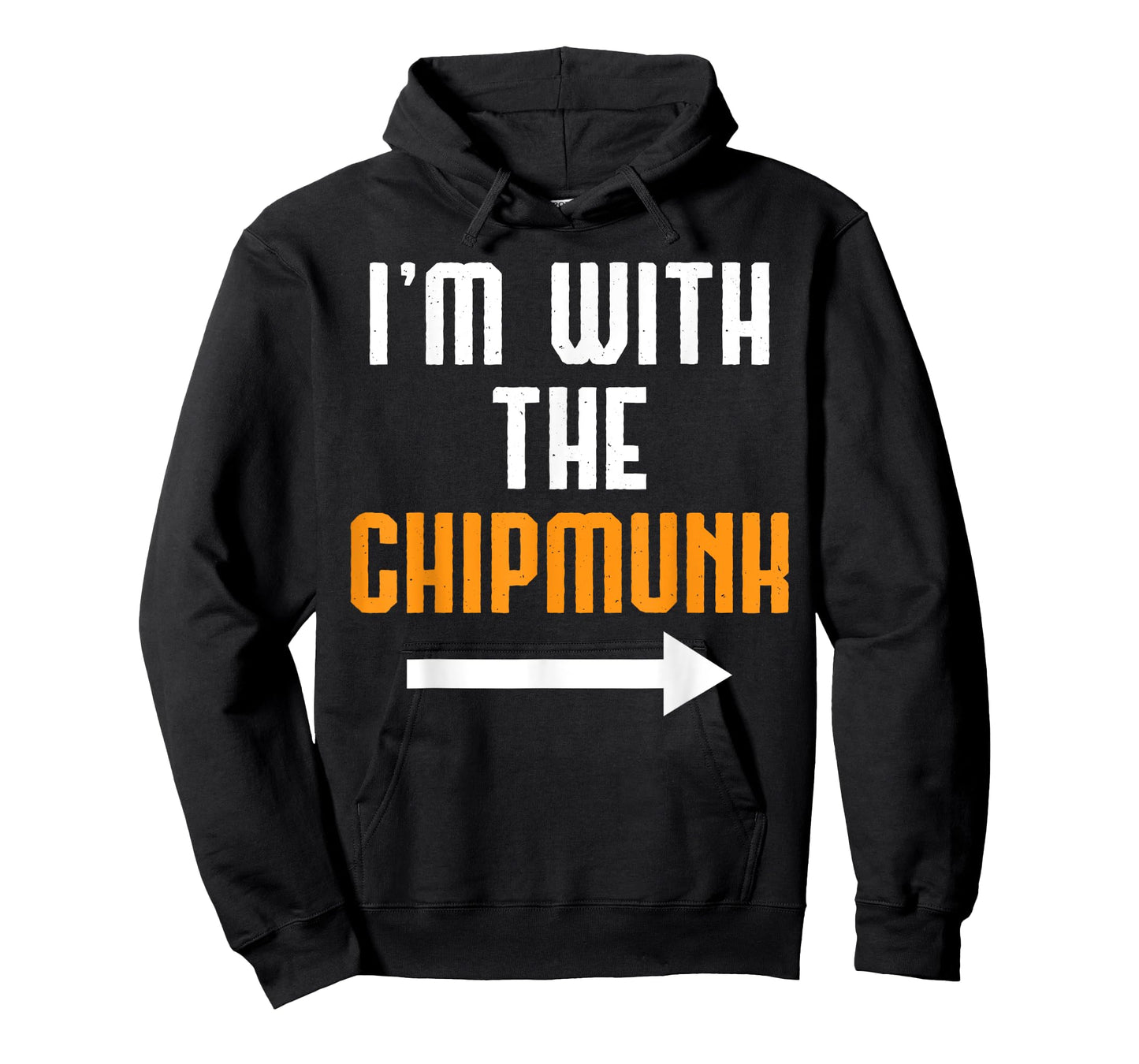 I'm With The Chipmunk Shirt Costume Funny Halloween Couple T-Shirt