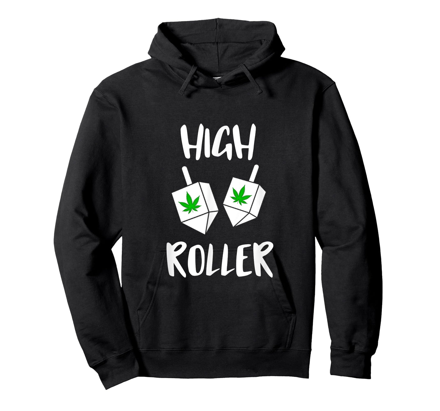 High roller Weed Dreidel Game Happy Hanukkah Jewish Stoner T-Shirt