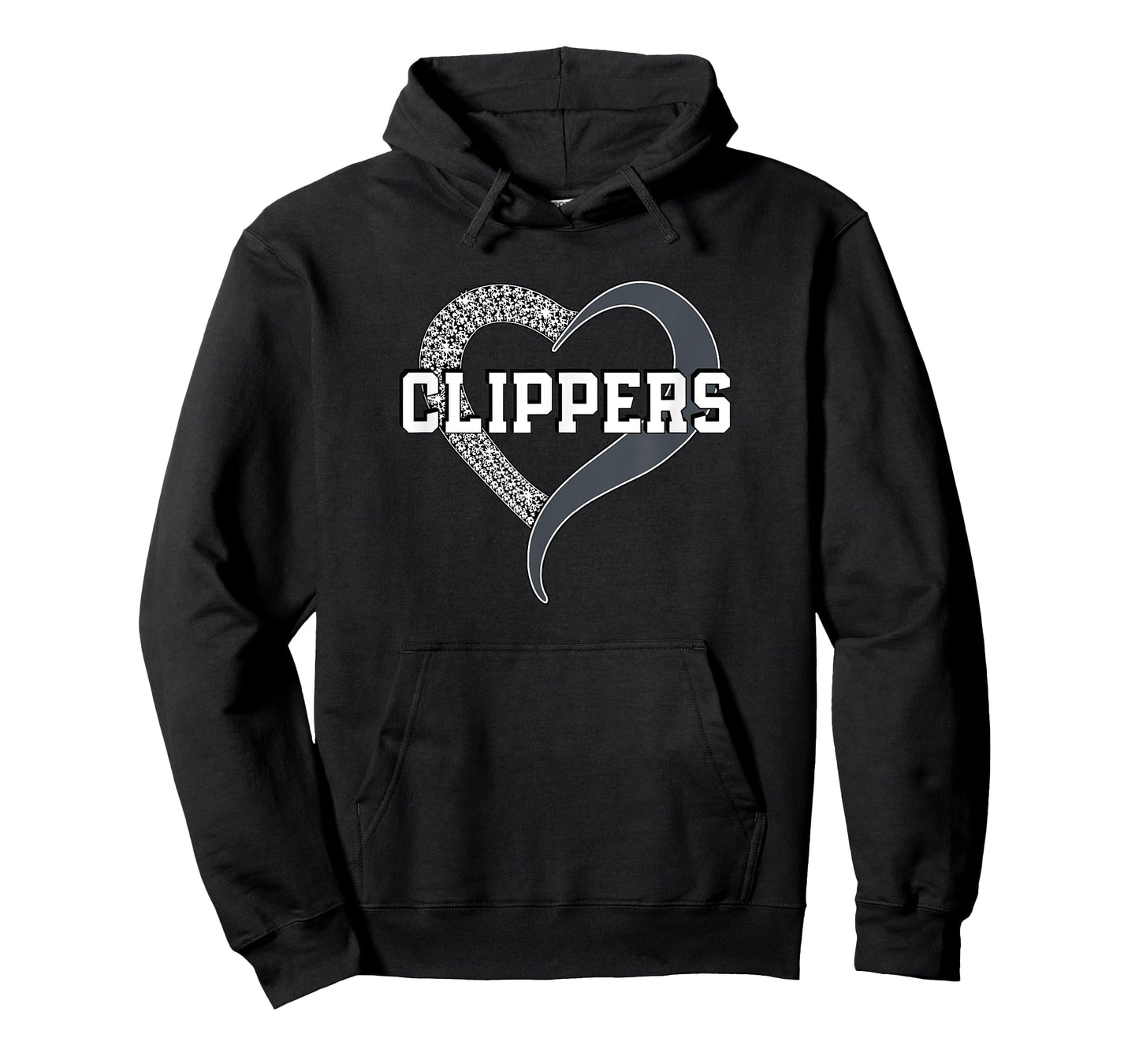Clippers Clearview Diamond Heart HS T-Shirt