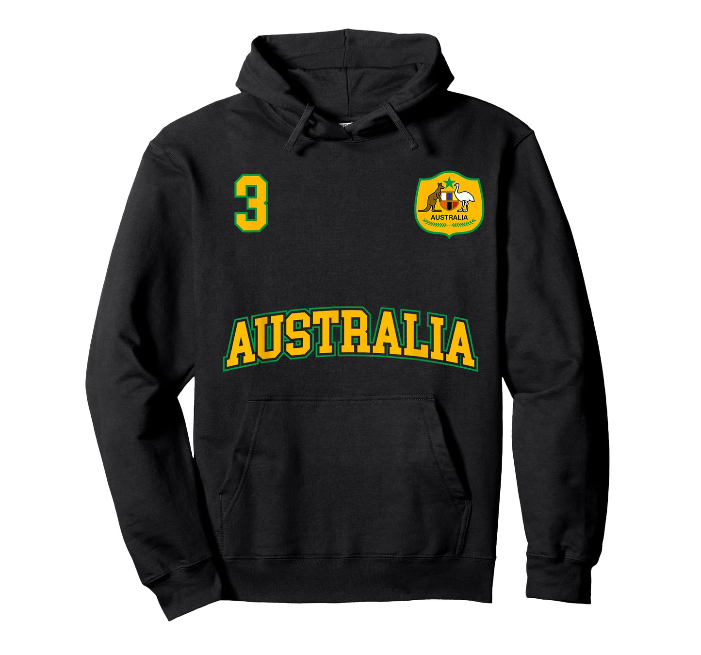 Australia Soccer Shirt No. 3 (+Back) Australian Sports Team