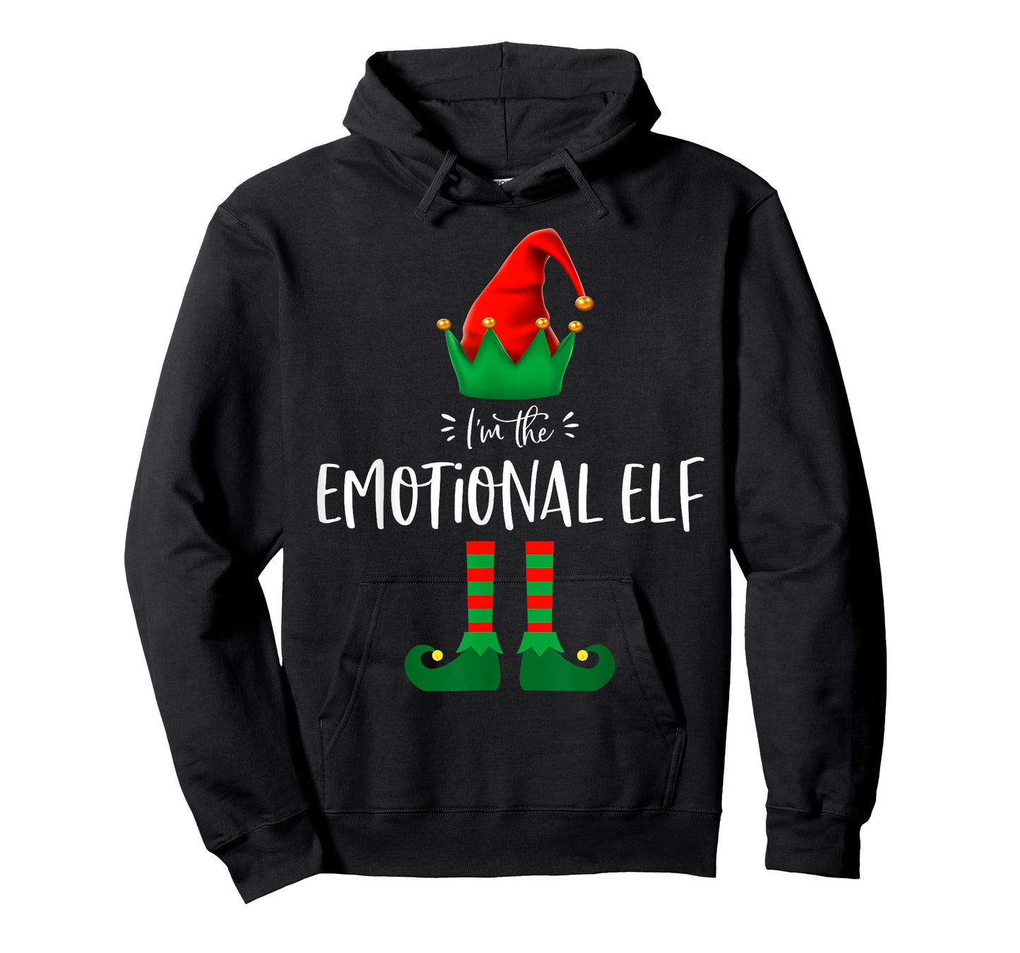 I'm The Emotional Elf Funny Saying Matching Group T Shirt