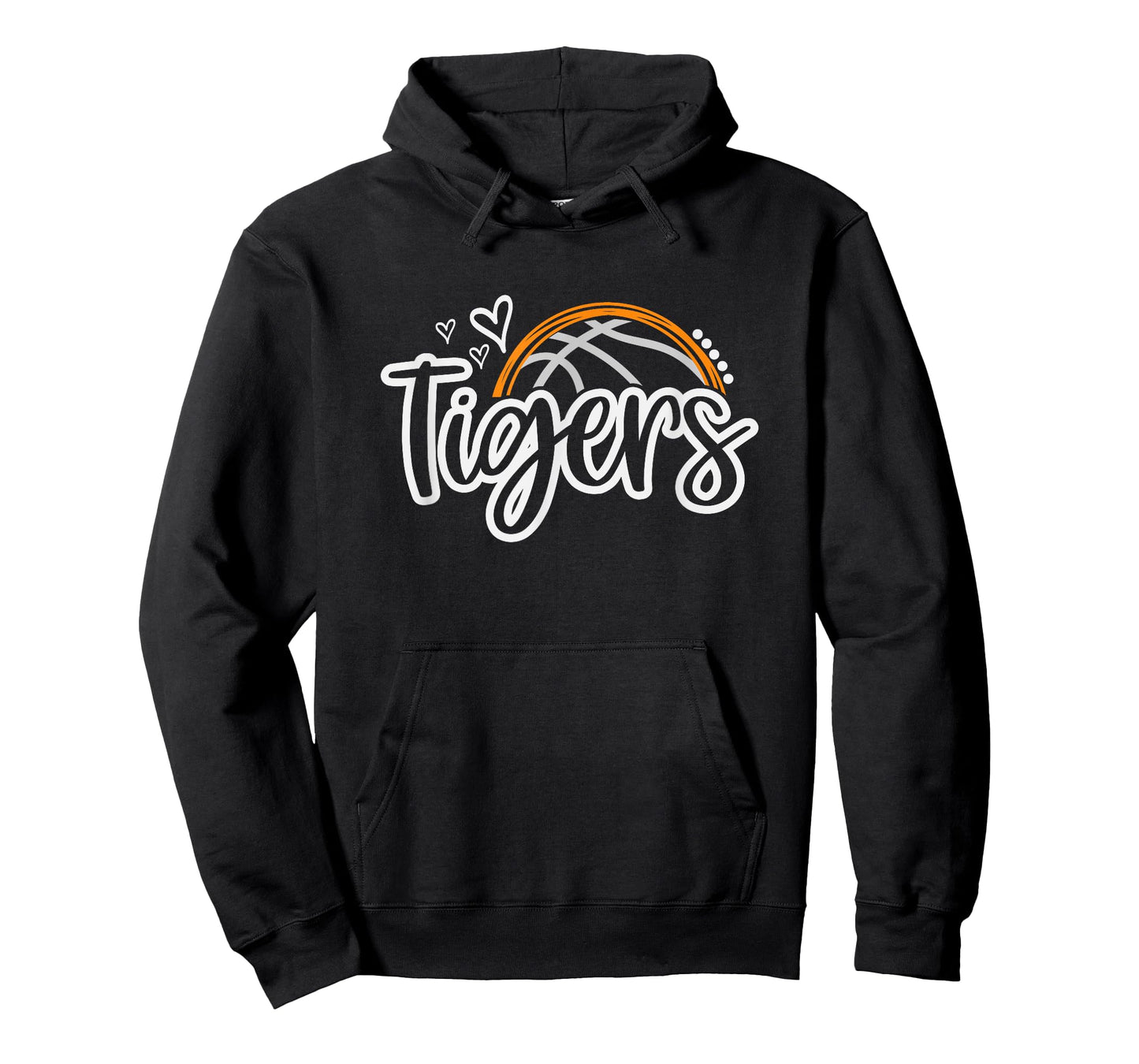 Basketball Tigers School Sports Fan Team Spirit T-Shirt