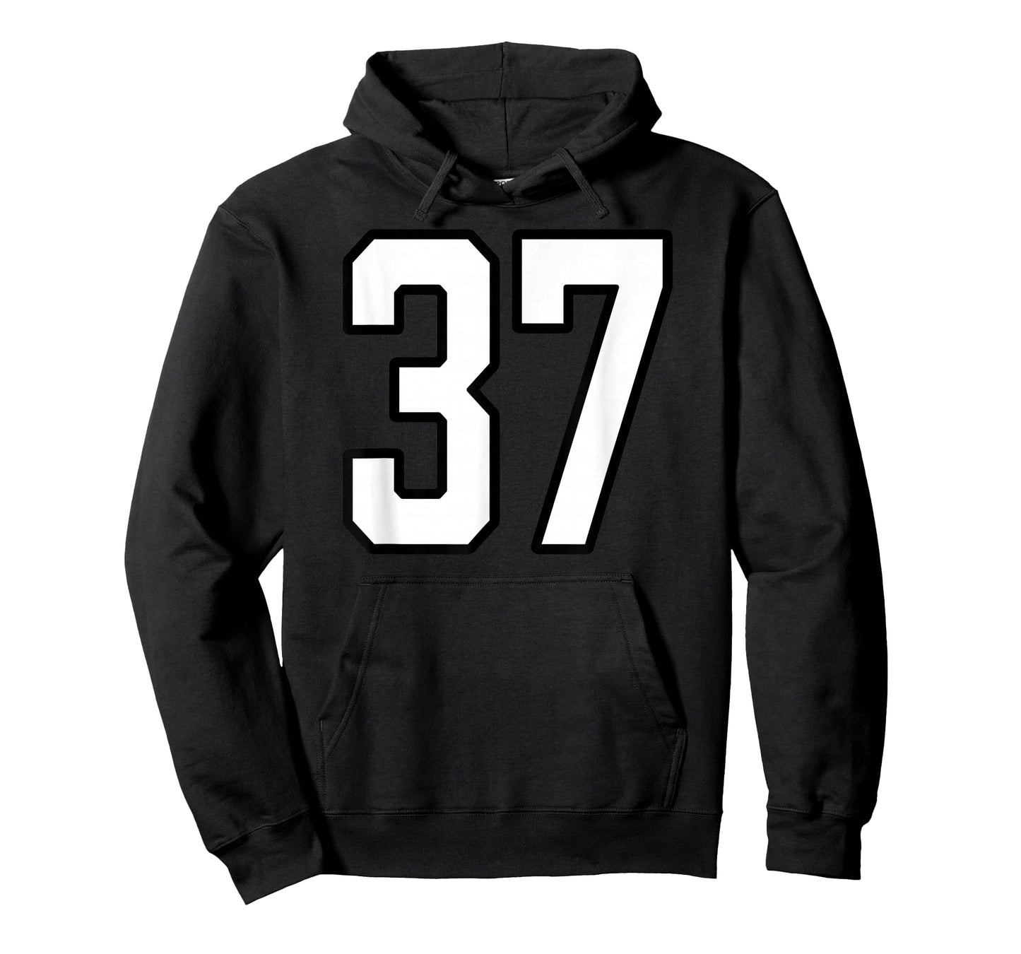 White and Black Sports Number 37 Jersey Uniform Player T-Shirt