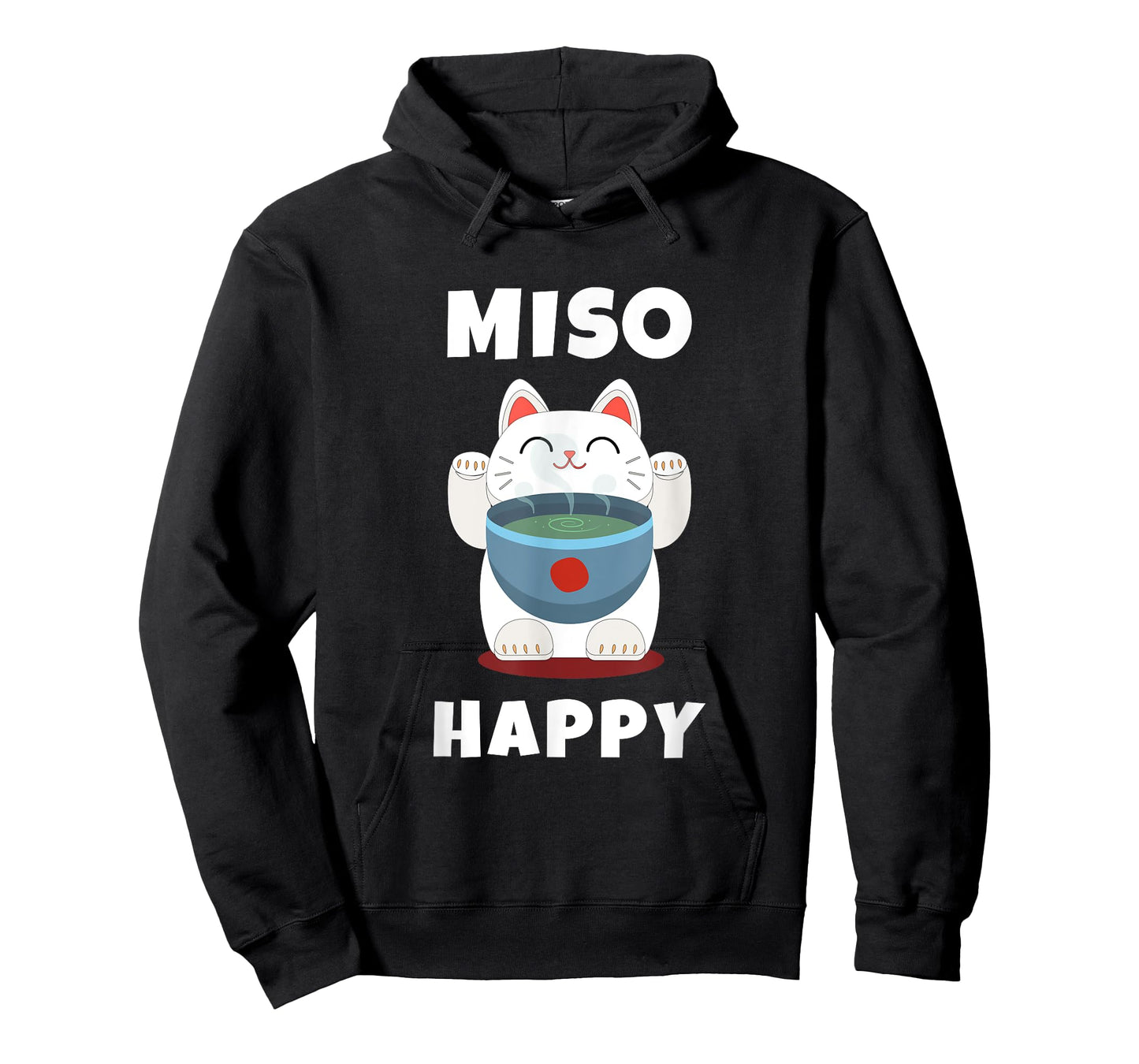 Miso Happy Cute Japanese Food Art Anime Cat Miso Happy T-Shirt