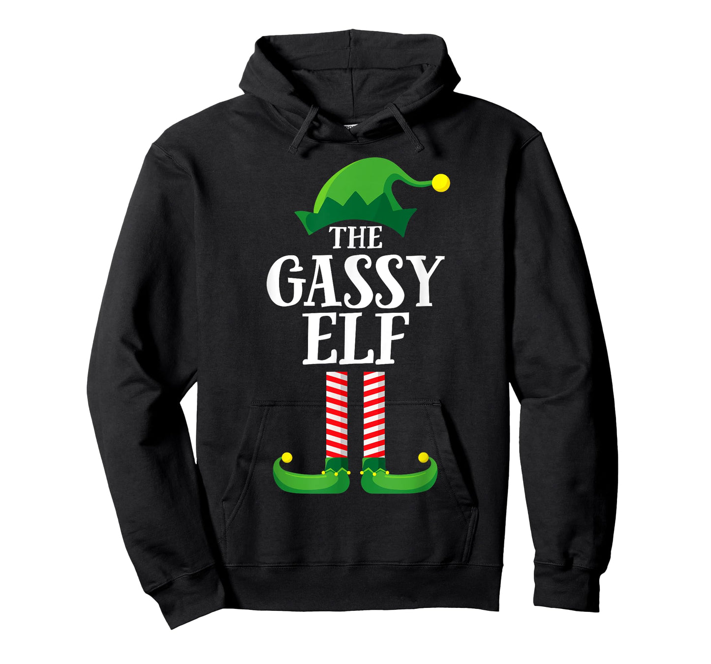 Gassy Elf Matching Family Group Christmas Party Pyjamas T-Shirt