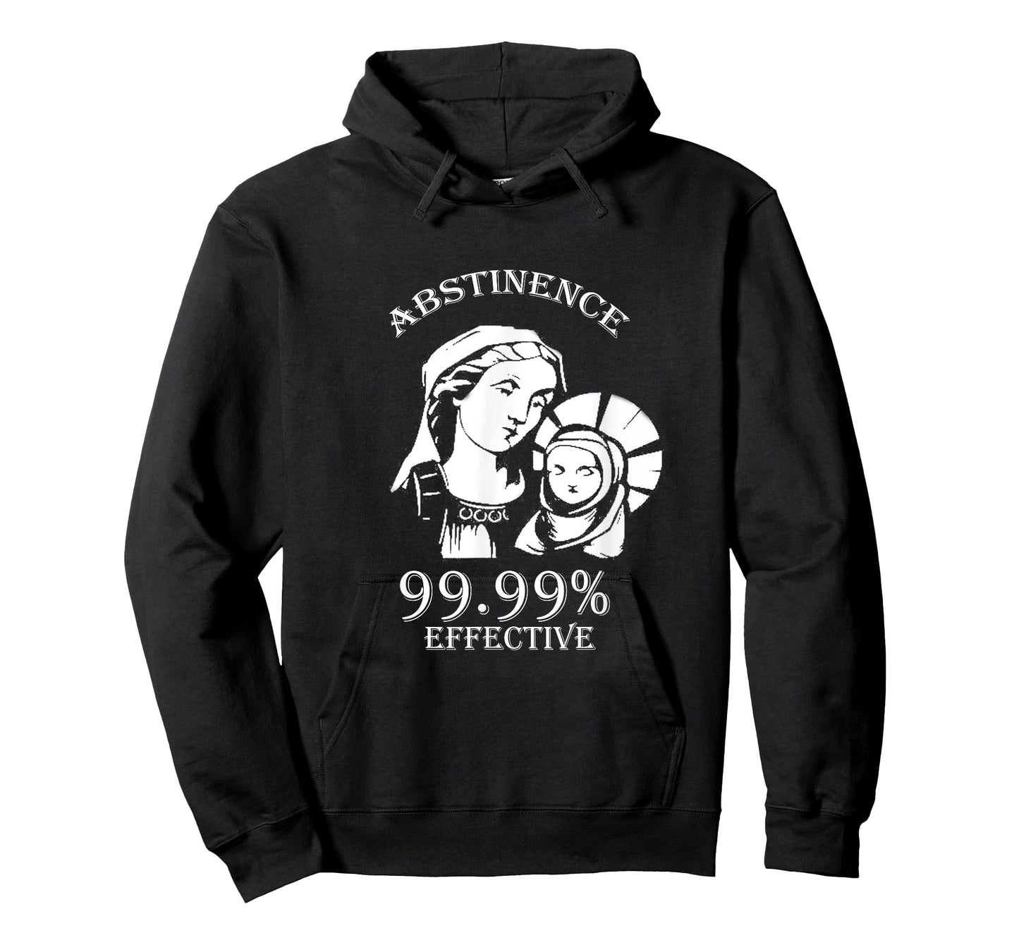 Abstinence 99.99% Effective Jesus funny Christmas Virgin T-Shirt