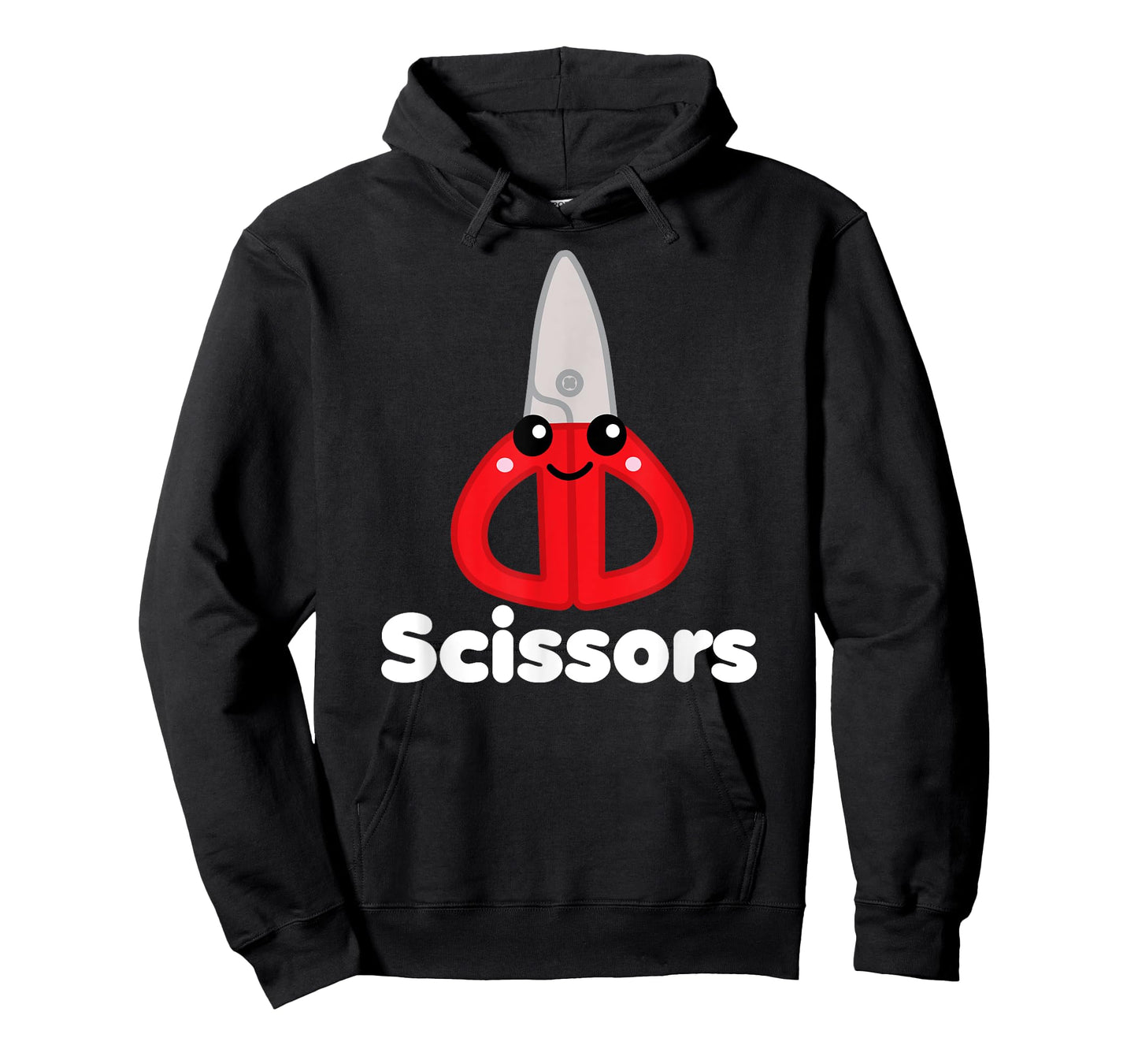Rock Paper Scissors Group Halloween Costume Cute Kawaii T-Shirt