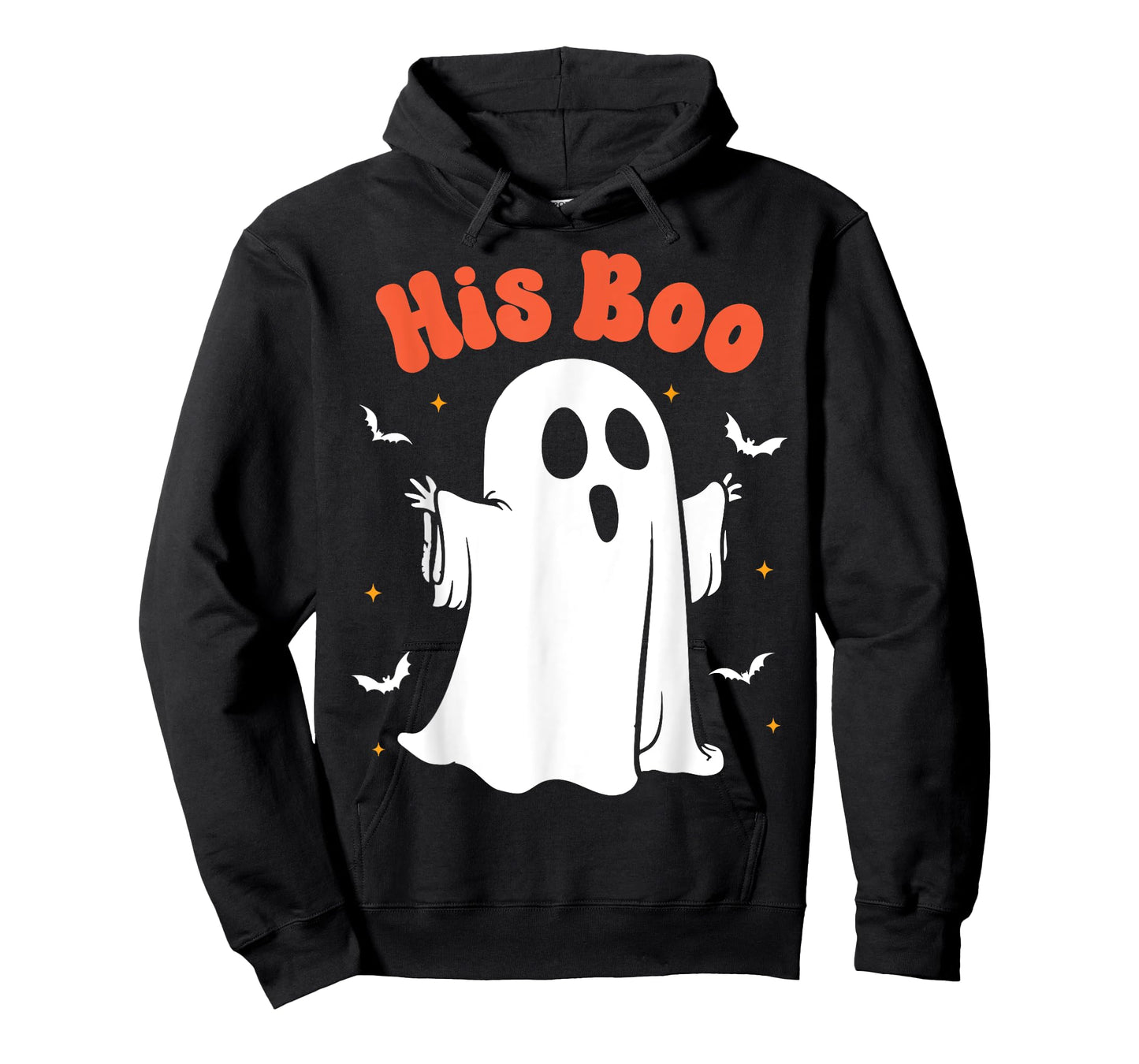 Her Boo & His Boo Funny Matching Halloween Pajama Couples T-Shirt
