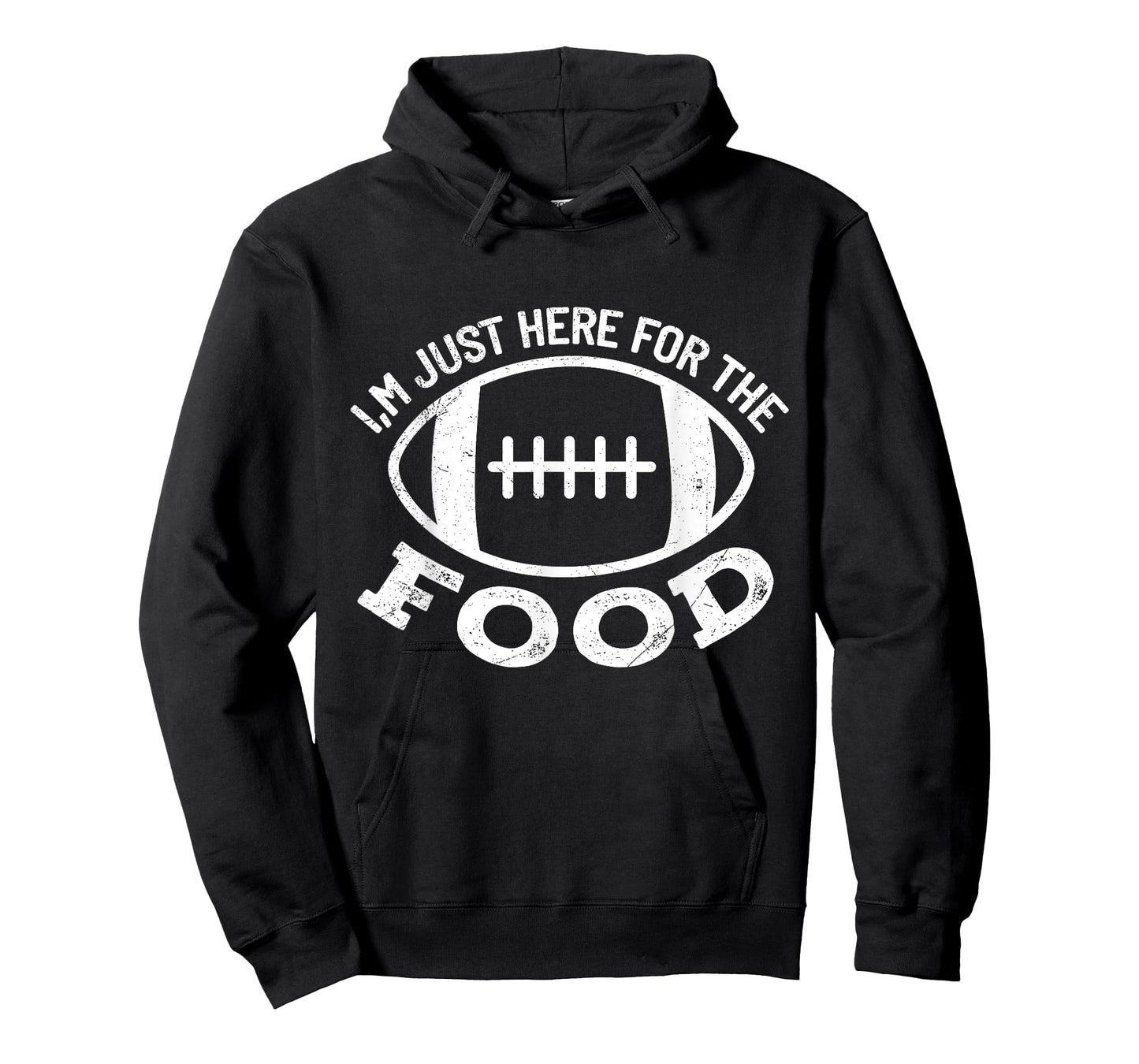 I'm just Here for the Food Funny Football Sports Gift T-Shirt