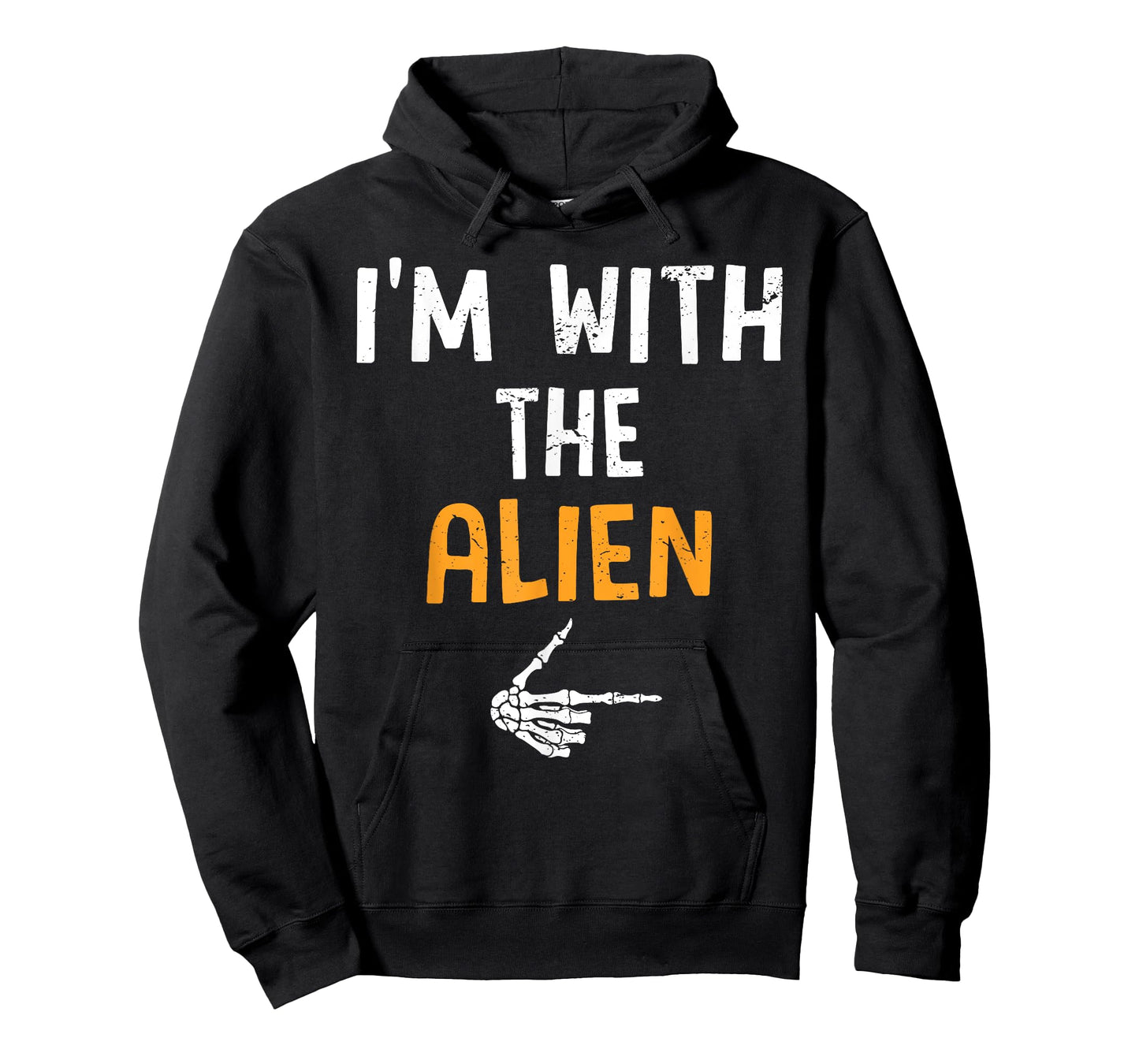 I'm with The Alien Costume Halloween Matching Couple T-Shirt