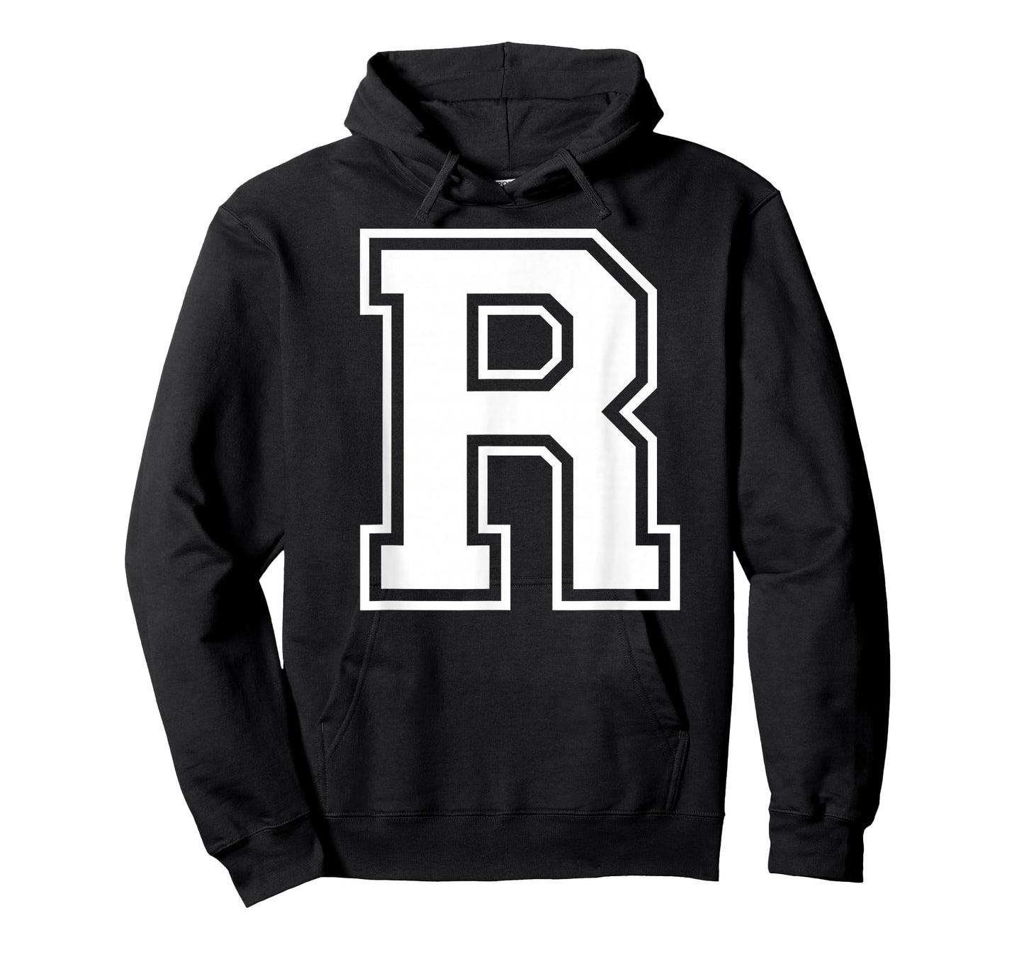 Letter R Capital Alphabet College Varsity Monogram Club T-Shirt