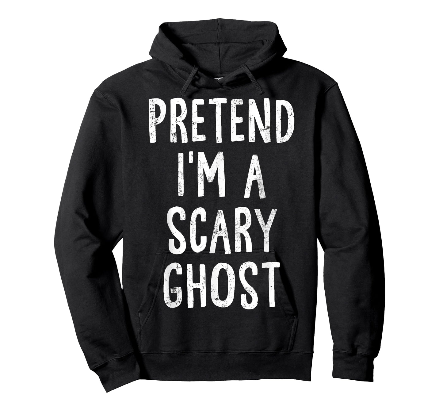 Pretend I'm A Scary Ghost Lazy Easy Halloween Costume T-Shirt