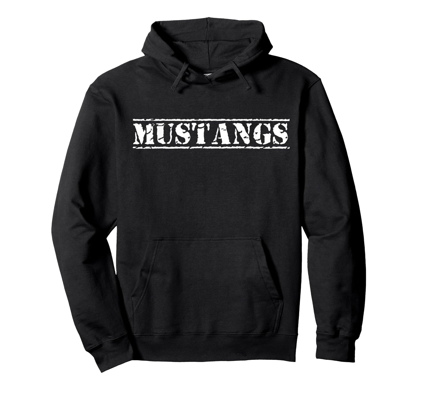 Go Mustangs Football Baseball Basketball Cheer Fan School T-Shirt