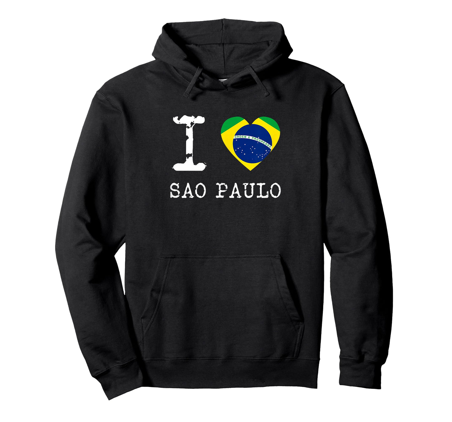 I Love Sao Paulo T-Shirt Brazil Flag