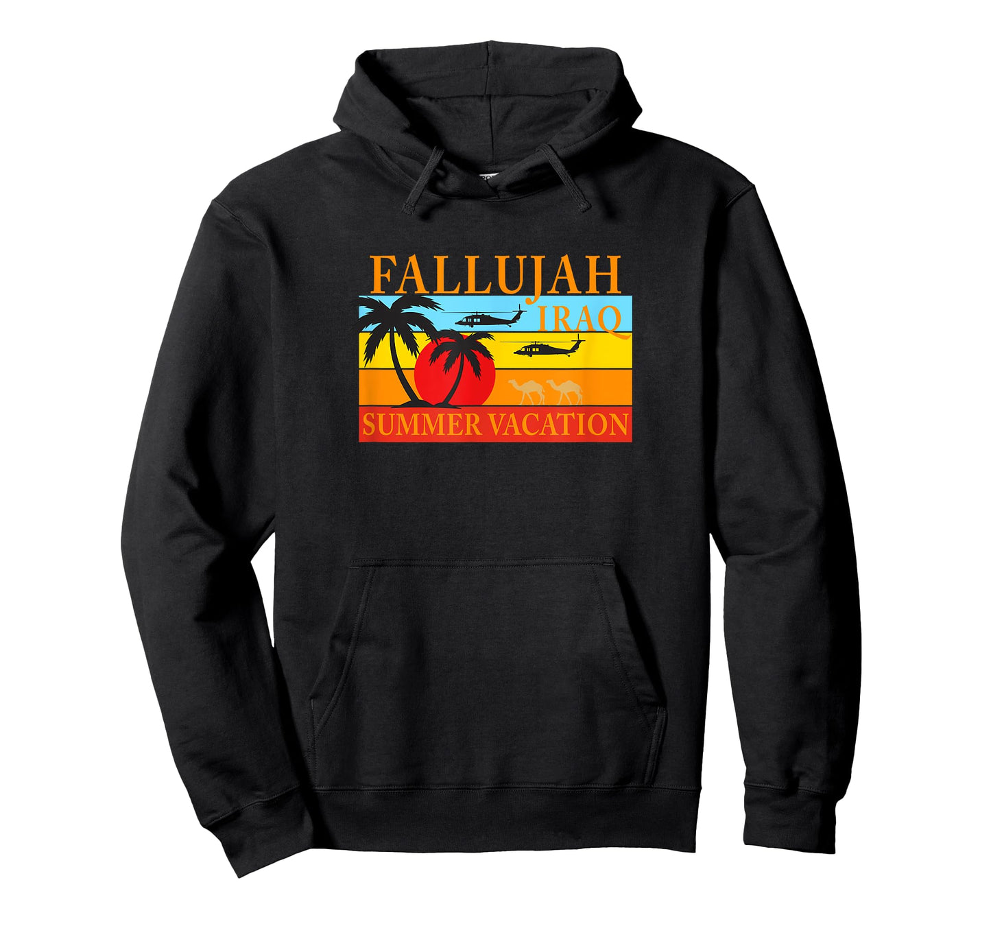 Fallujah Iraq Summer Vacation Military Deployment Gear T-Shirt