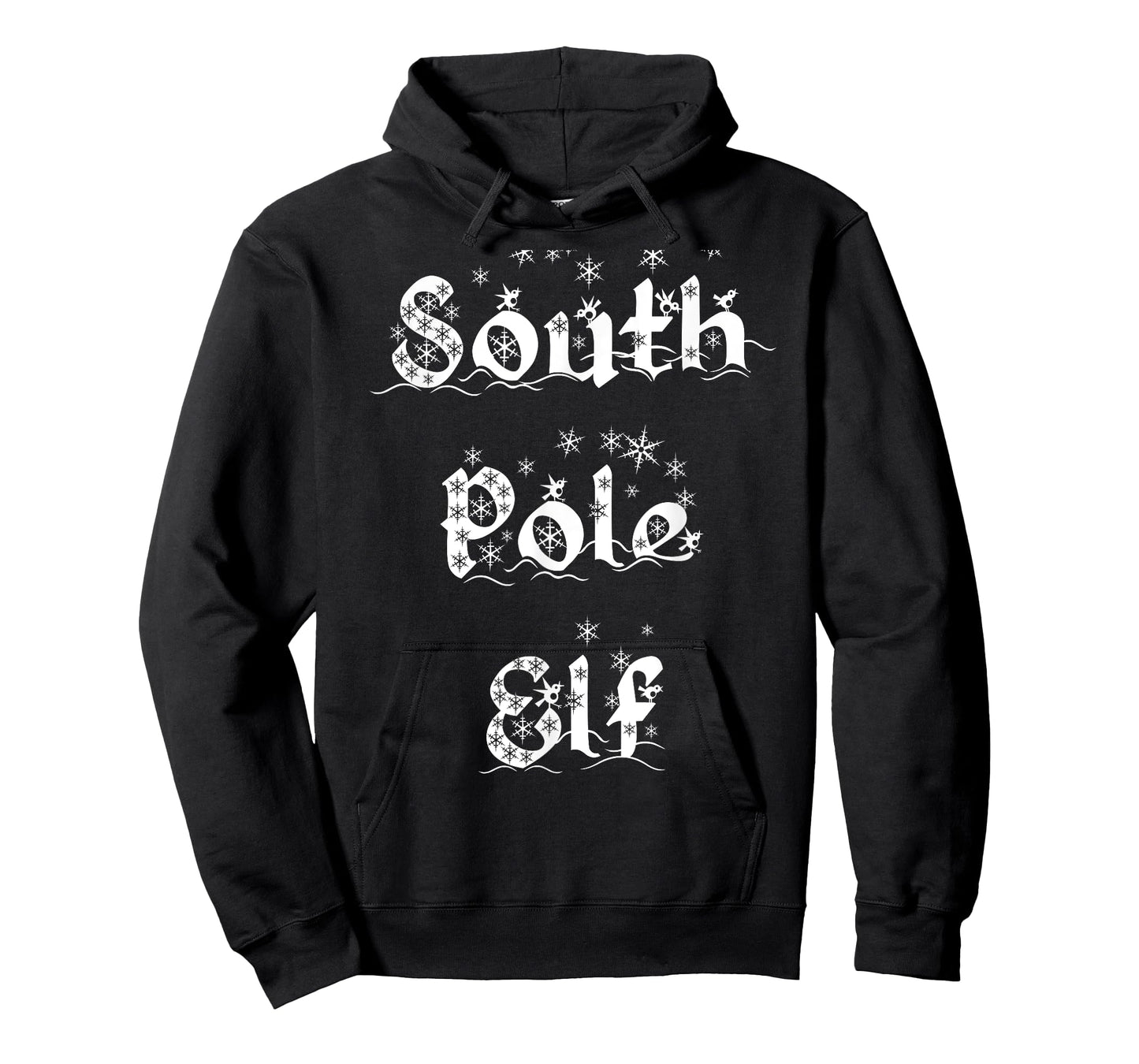 South Pole Elf Funny Novelty Christmas Snowflake Adult Humor T-Shirt