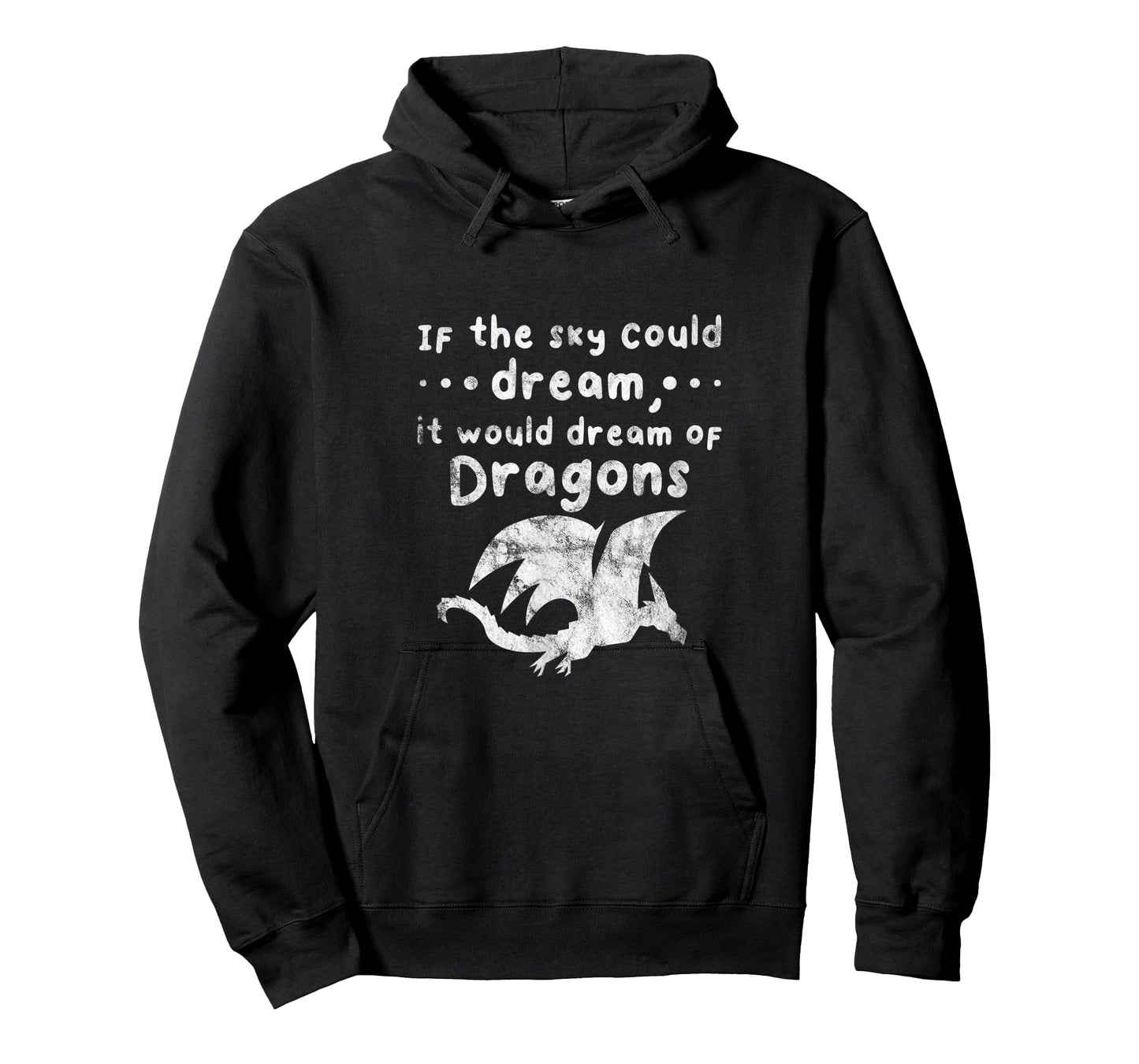 Dragons If The Sky Could Dream It Would Dream Distressed T-Shirt