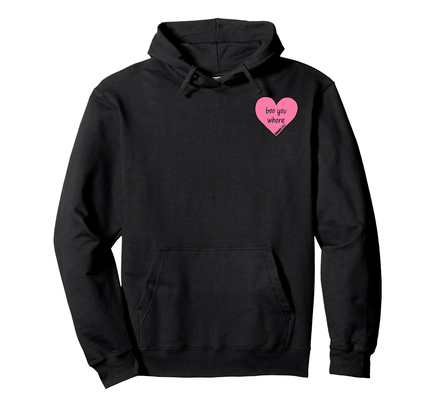 Mean Girls Boo You Whore Mini Heart Pocket T-Shirt